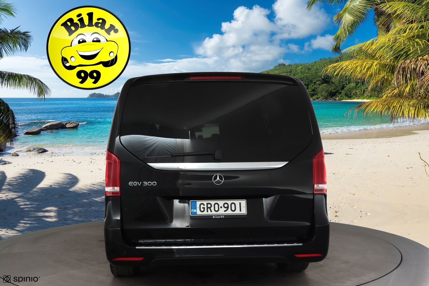 MERCEDES-BENZ EQV 2021 300 e keskipitkä A2 * Distronic / Nahkasisusta / 360 Kamera / LED / Navi * - KATSO TODELLINEN POIKKEUSHINTA! / ALV / 2x vanteet / 6-Paikkainen