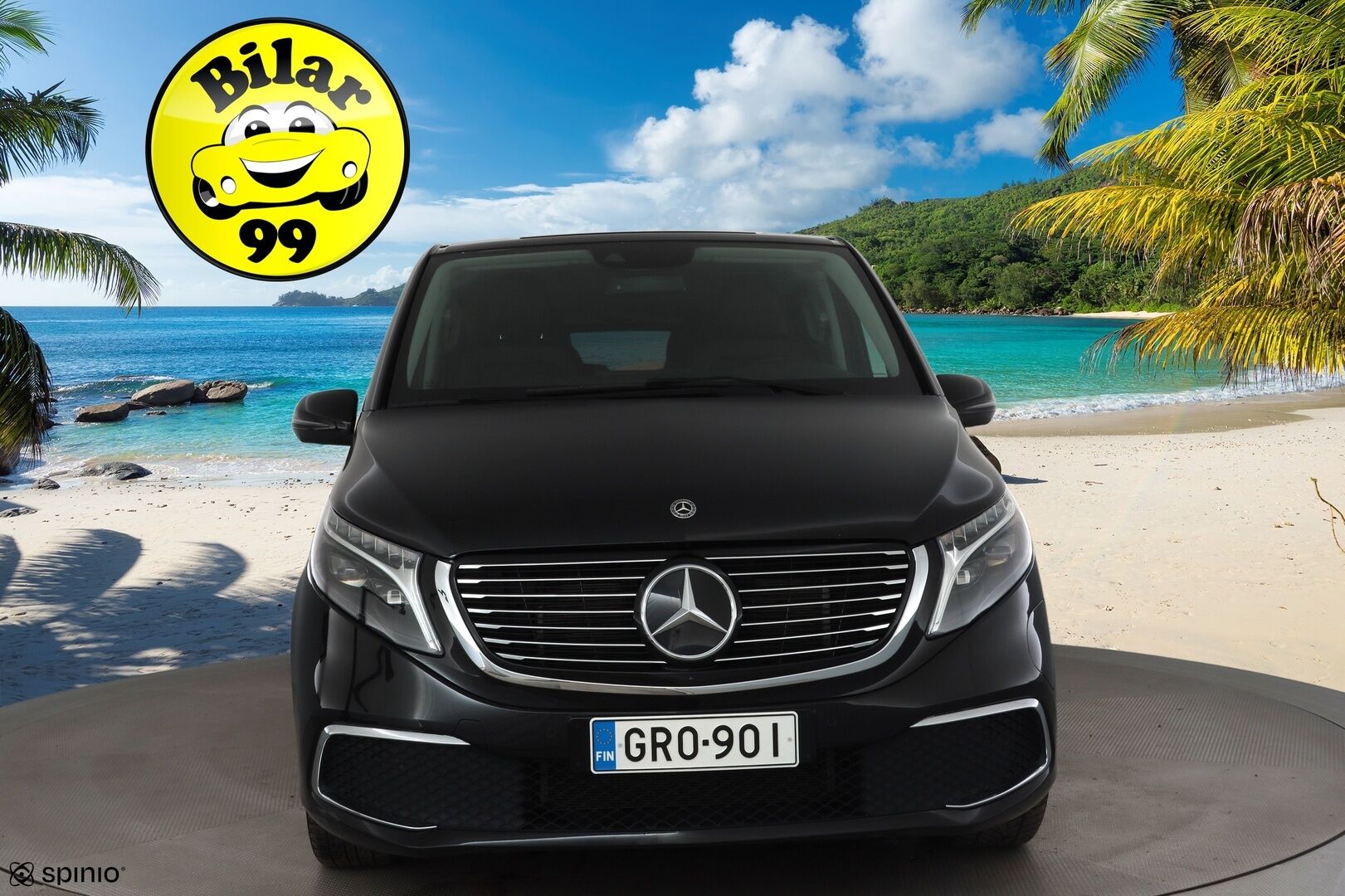 MERCEDES-BENZ EQV 2021 300 e keskipitkä A2 * Distronic / Nahkasisusta / 360 Kamera / LED / Navi * - ALV / 2x vanteet / 6-Paikkainen