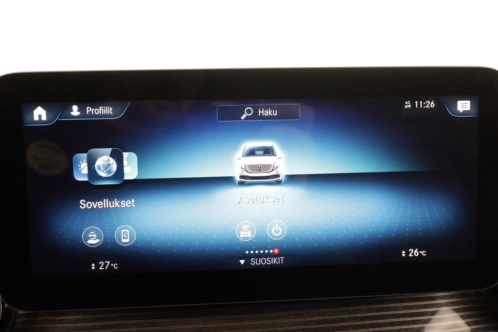 MERCEDES-BENZ EQV 2021 300 e keskipitkä A2 * Distronic / Nahkasisusta / 360 Kamera / LED / Navi * - ALV / 2x vanteet / 6-Paikkainen