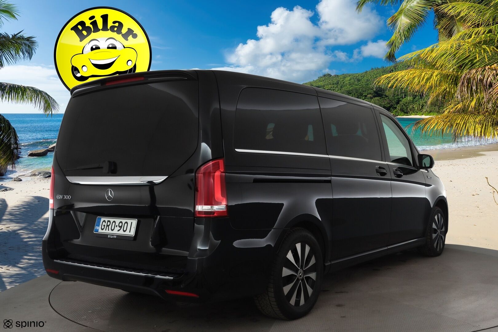 MERCEDES-BENZ EQV 2021 300 e keskipitkä A2 * Distronic / Nahkasisusta / 360 Kamera / LED / Navi * - KATSO TODELLINEN POIKKEUSHINTA! / ALV / 2x vanteet / 6-Paikkainen