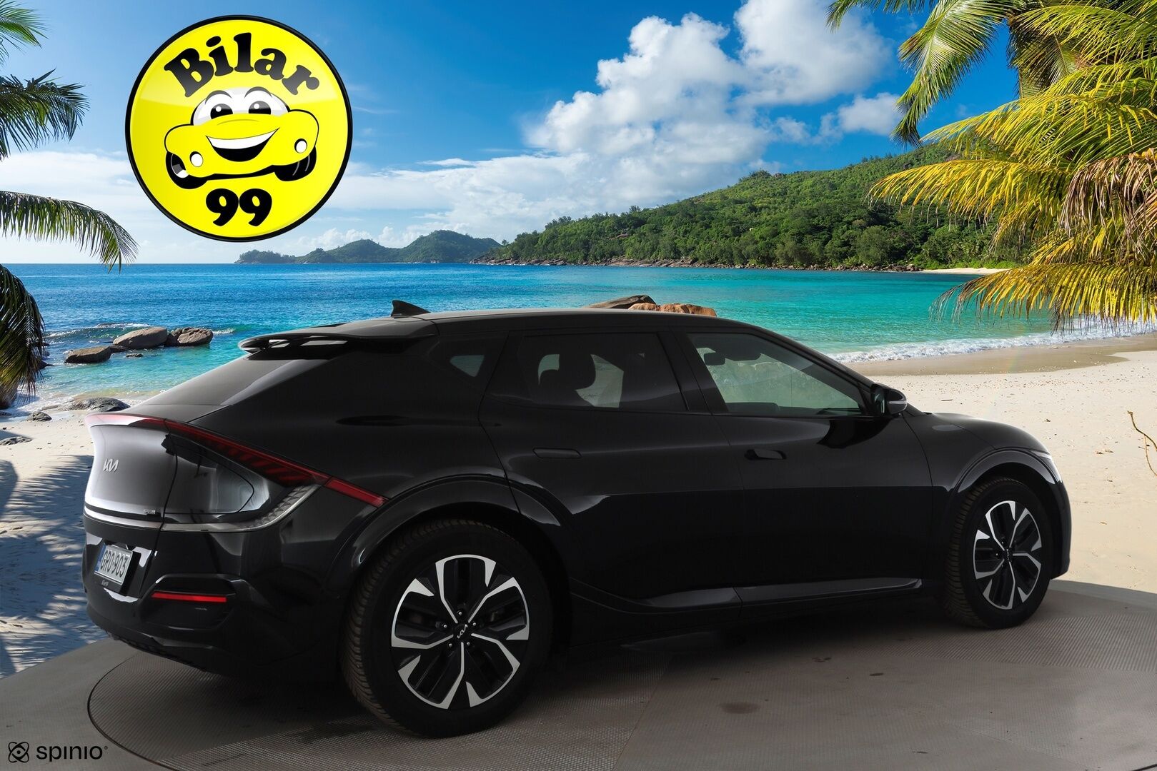 KIA EV6 2023 GT-Line AWD 77 kWh 325 hv * ACC / HUD / 360° / Meridian / Muistipenkki / Koukku / Adapt.LED / Navi / ILP * - Akku kuntotarkastettu / Ilmastoidut penkit / Merkkihuollettu