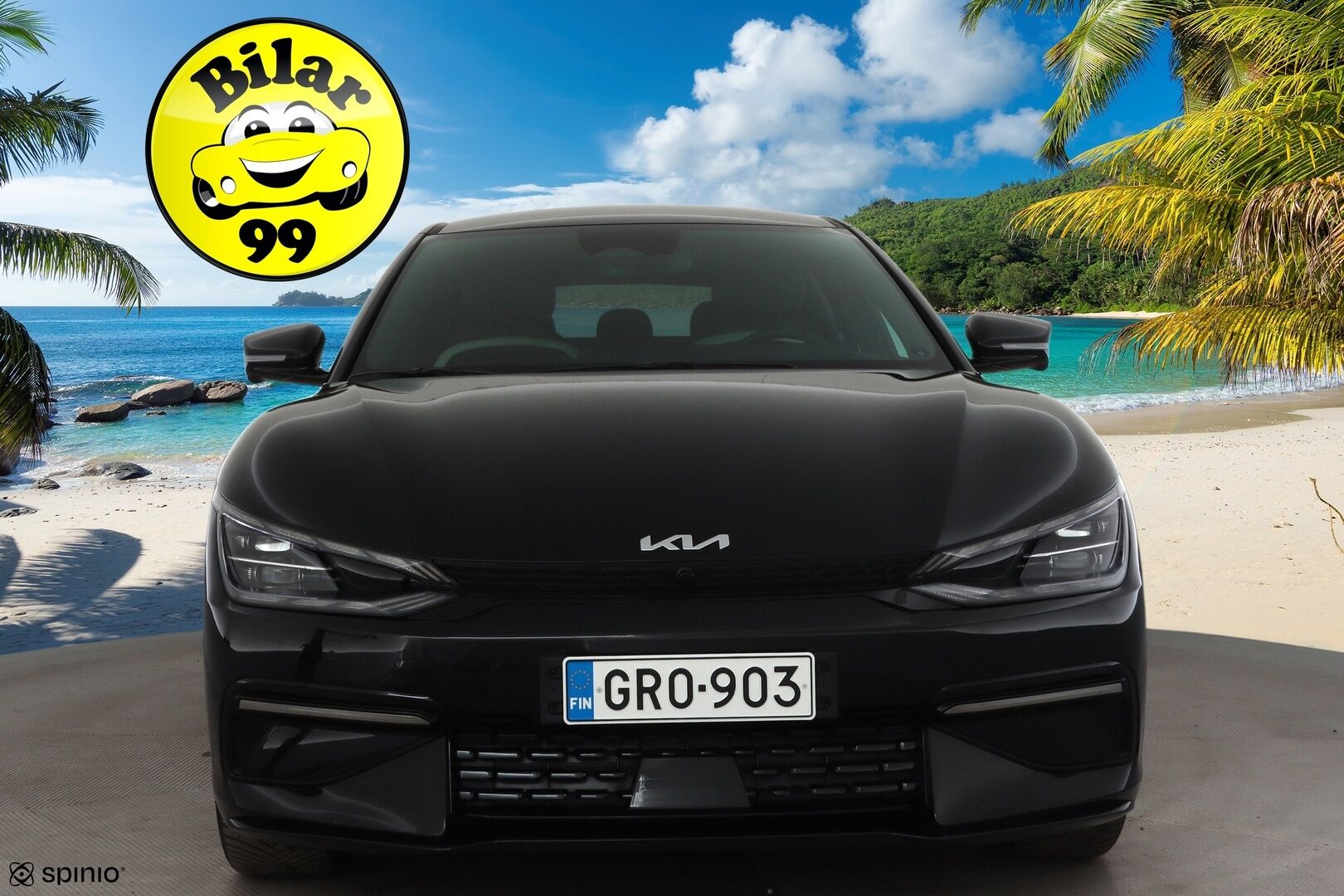 KIA EV6 2023 GT-Line AWD 77 kWh 325 hv * ACC / HUD / 360° / Meridian / Muistipenkki / Koukku / Adapt.LED / Navi / ILP * - Akku kuntotarkastettu / Ilmastoidut penkit / Merkkihuollettu