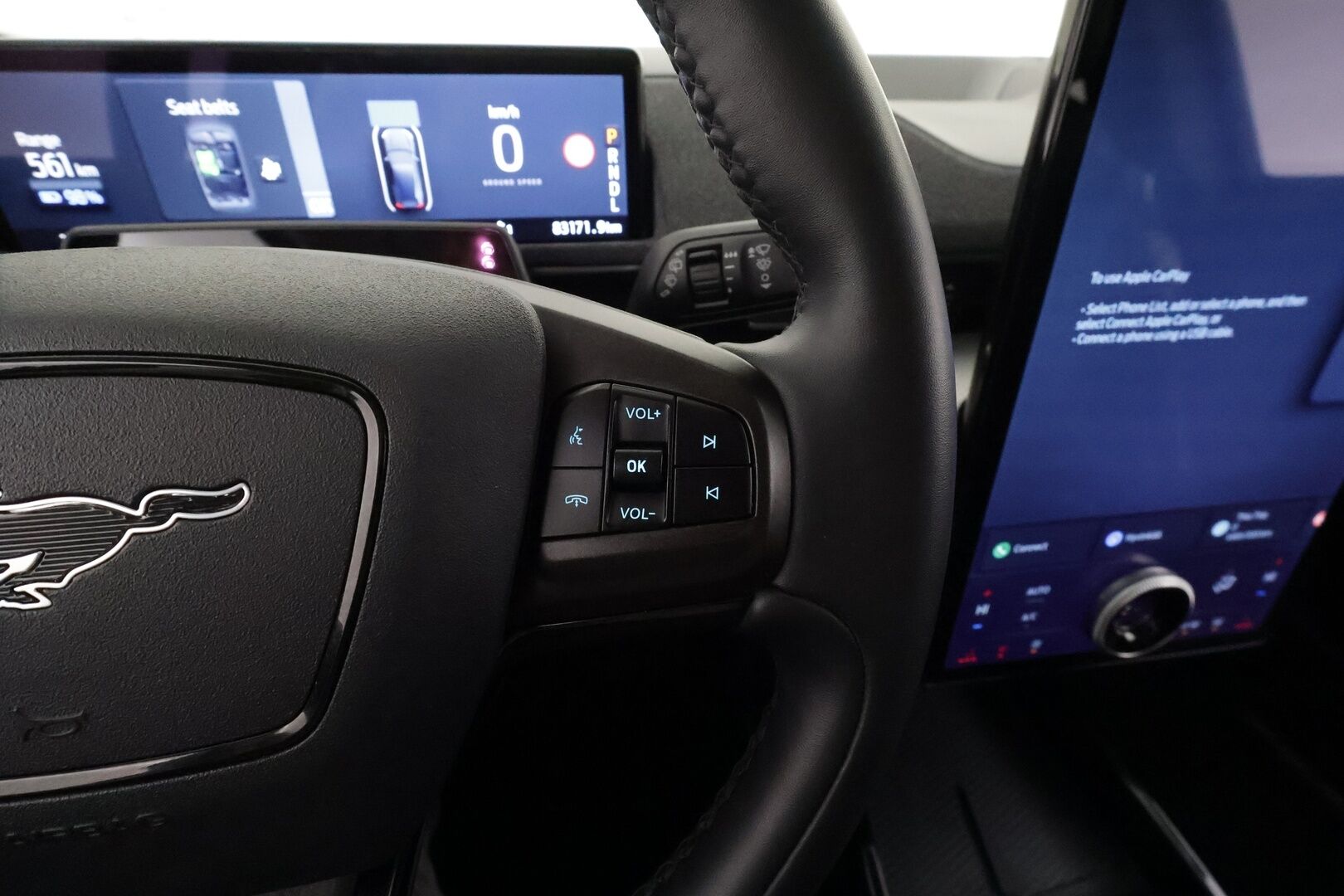 FORD MUSTANG MACH-E 2022 98kWh 294hv A1 RWD * ACC / 360° / B&O / Muistipenkki / LED / Lasikatto / BLIS / Navi / Nahat * - Akku kuntotarkastettu / Merkkihuollettu