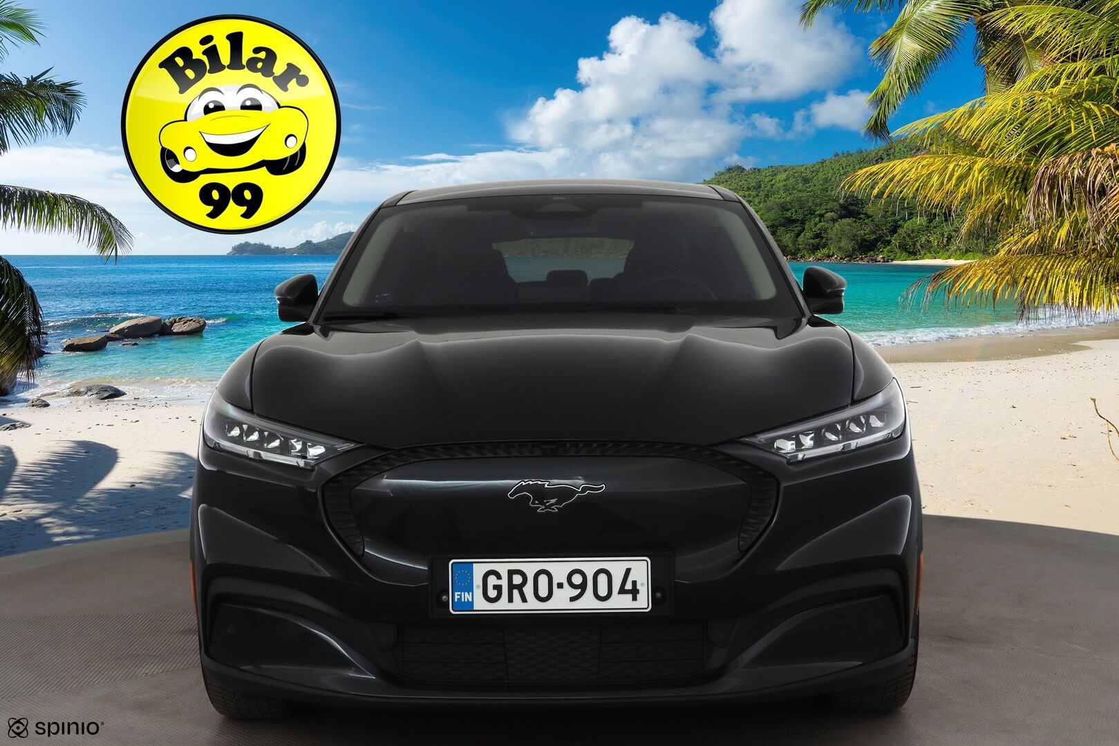 FORD MUSTANG MACH-E 2022 98kWh 294hv A1 RWD * ACC / 360° / B&O / Muistipenkki / LED / Lasikatto / BLIS / Navi / Nahat * - Akku kuntotarkastettu / Merkkihuollettu