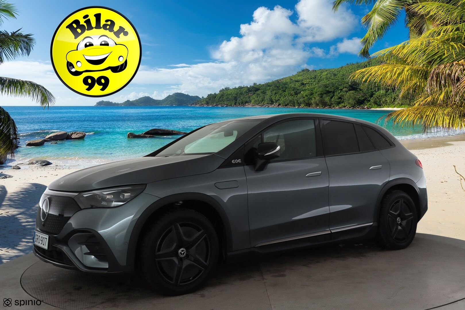 MERCEDES-BENZ EQE SUV 2023 350 4Matic AMG * Distronic+ / Digital Light / Koukku / DTR+Q / ILP / Burmester / Muistipenkit / 360° / HUD / Panorama * - Huippuvarusteet