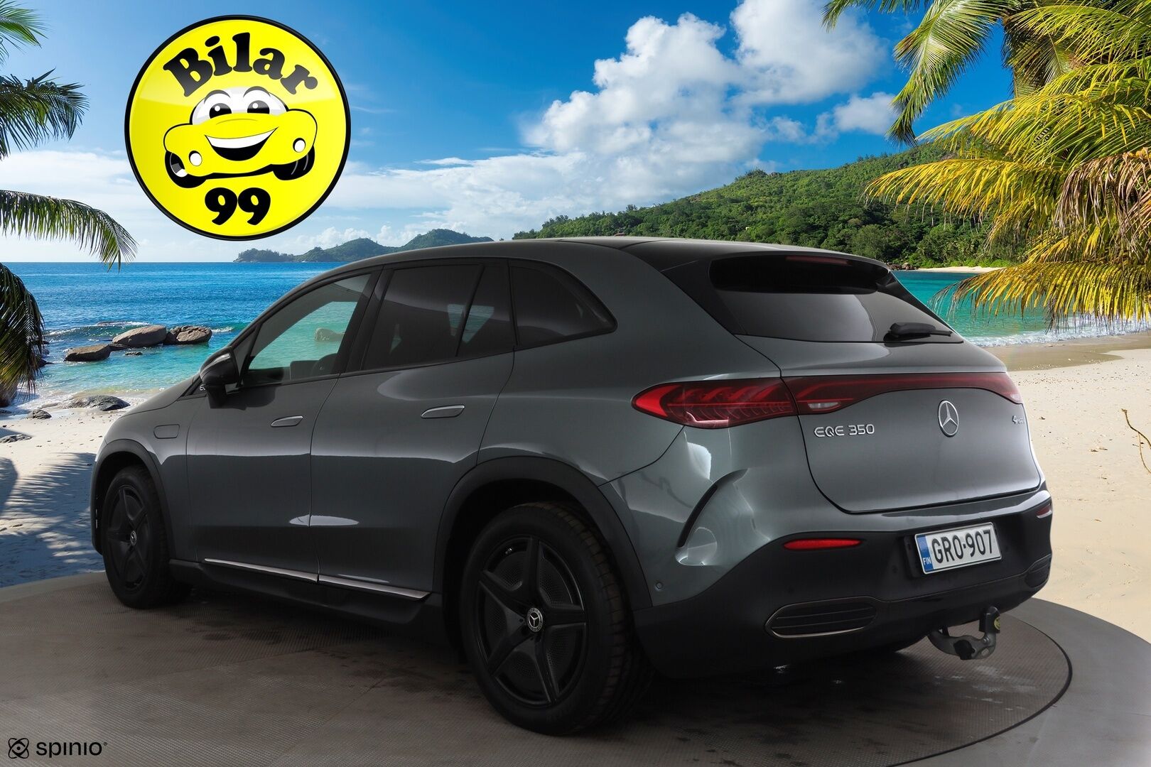 MERCEDES-BENZ EQE SUV 2023 350 4Matic AMG * Distronic+ / Digital Light / Koukku / DTR+Q / ILP / Burmester / Muistipenkit / 360° / HUD / Panorama * - Huippuvarusteet