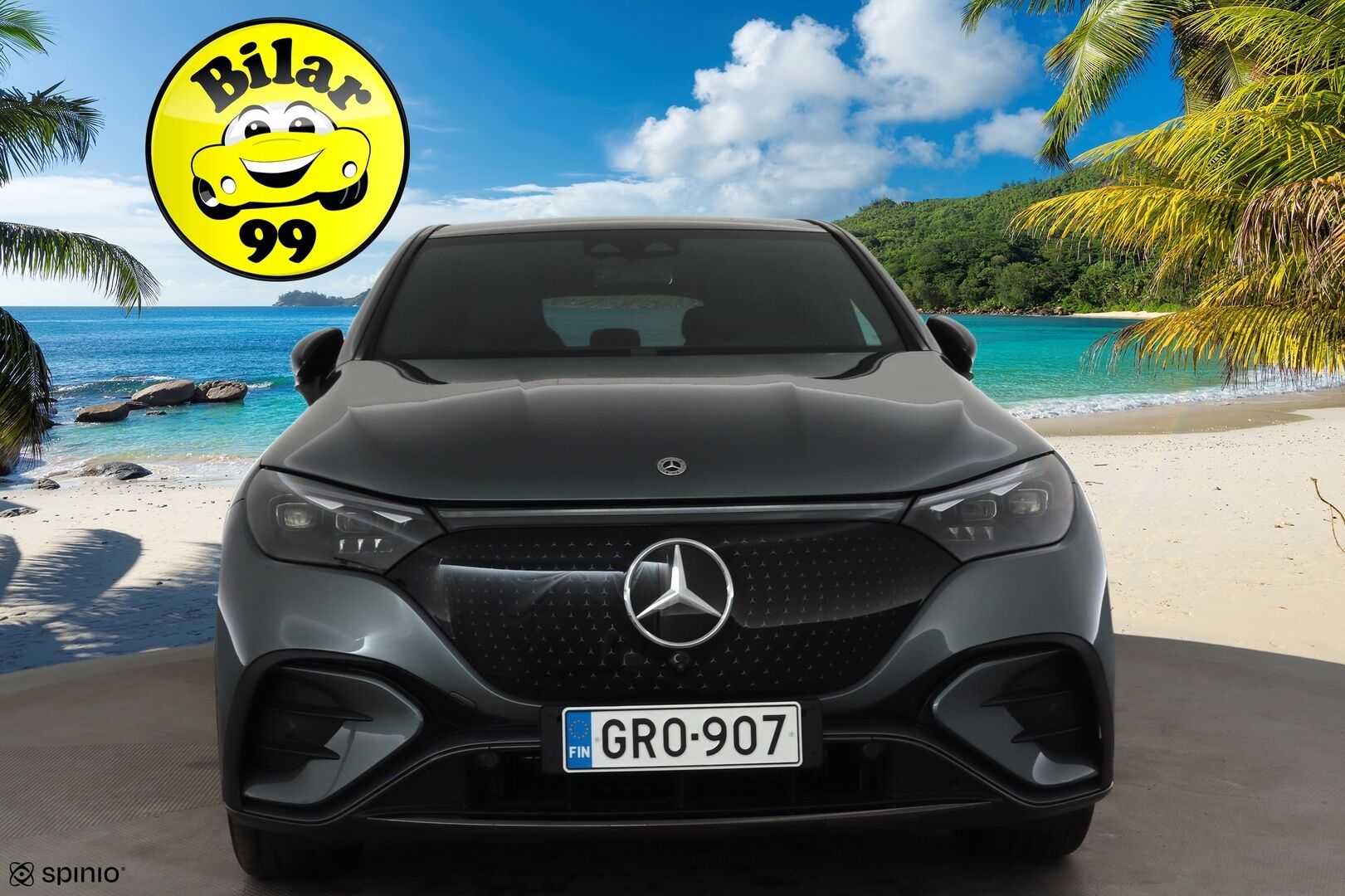 MERCEDES-BENZ EQE SUV 2023 350 4Matic AMG * Distronic+ / Digital Light / Koukku / DTR+Q / ILP / Burmester / Muistipenkit / 360° / HUD / Panorama * - Huippuvarusteet