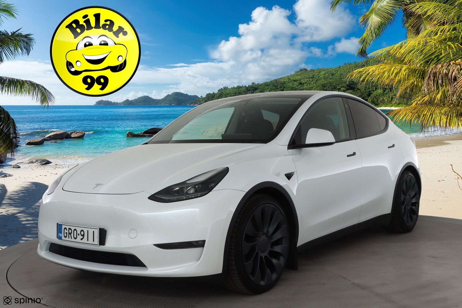 TESLA MODEL Y 2023 Performance Dual Motor * Lasikatto / ILP / P.kamera / Matrix LED / Premium Audio / Nahat * - Akku kuntotarkastettu 