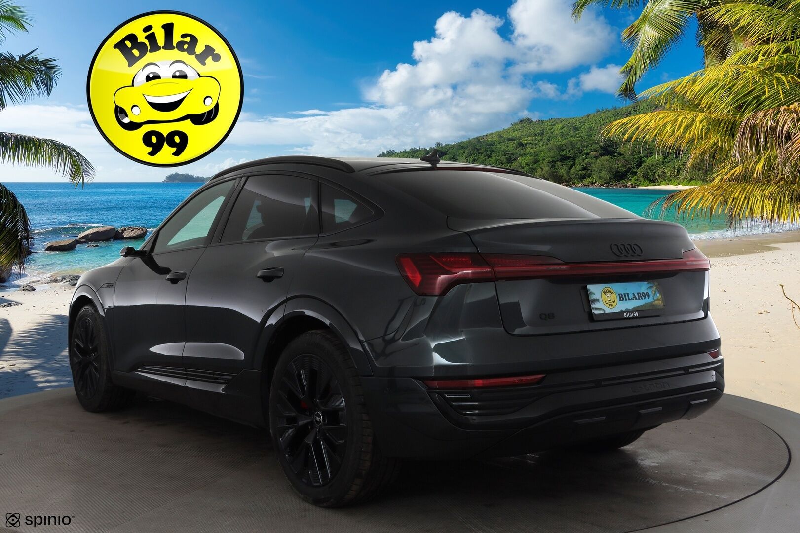 AUDI Q8 E-TRON 2024 55 Sportback * ACC / 360° / Matrix LED / Tuuletetut muistipenkit / Panorama / B&O / Ilma-alusta / KeylessGo / Navi / HUD * - Huippuvarusteet