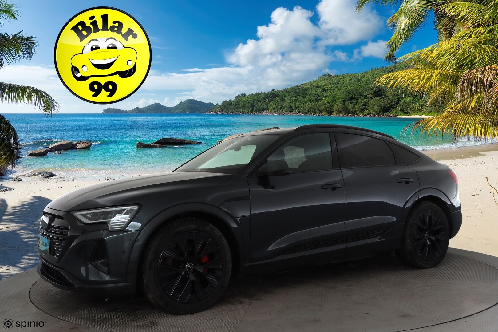 AUDI Q8 E-TRON 2024 55 Sportback * ACC / 360° / Matrix LED / Tuuletetut muistipenkit / Panorama / B&O / Ilma-alusta / KeylessGo / Navi / HUD * - Huippuvarusteet