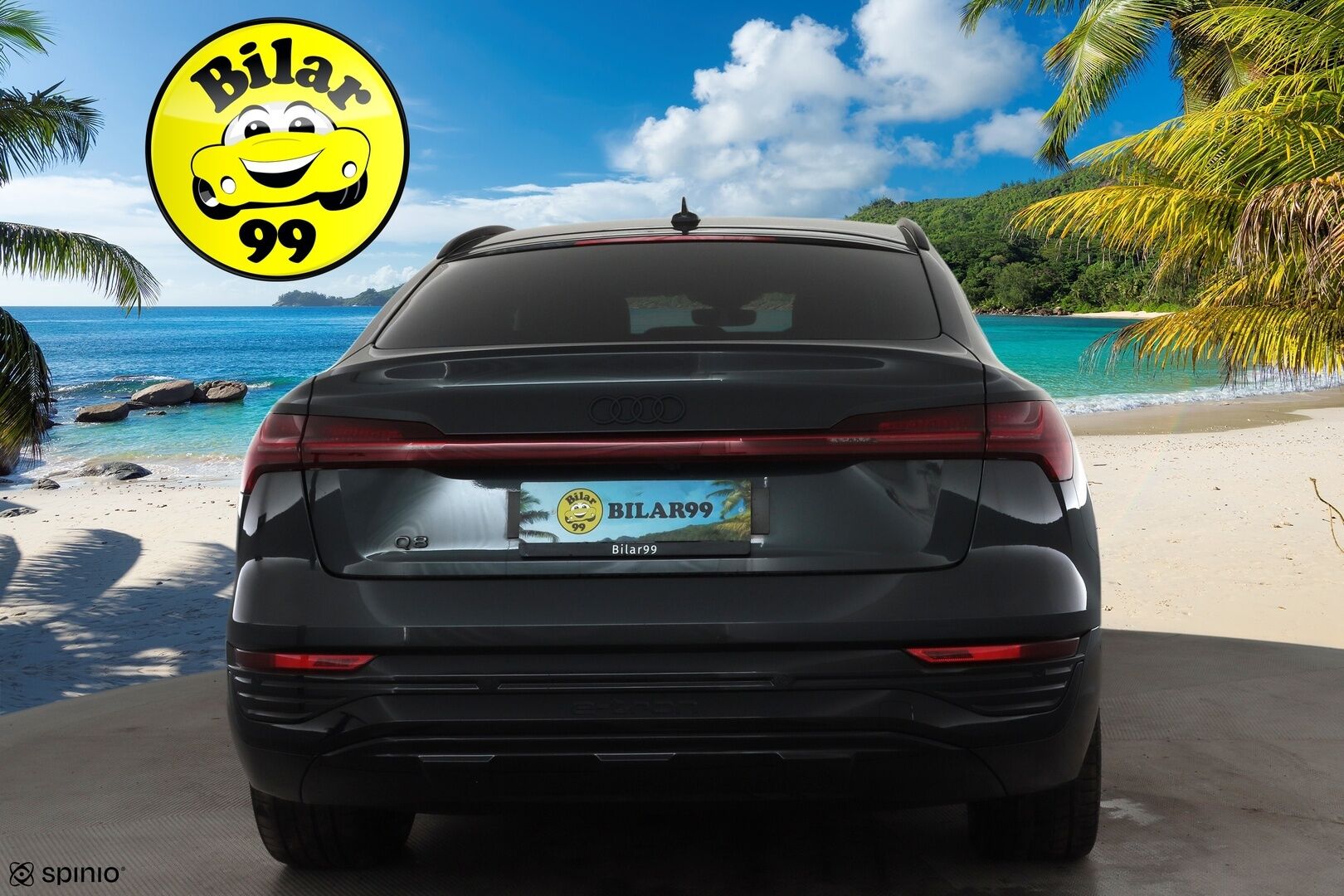 AUDI Q8 E-TRON 2024 55 Sportback * ACC / 360° / Matrix LED / Tuuletetut muistipenkit / Panorama / B&O / Ilma-alusta / KeylessGo / Navi / HUD * - Huippuvarusteet