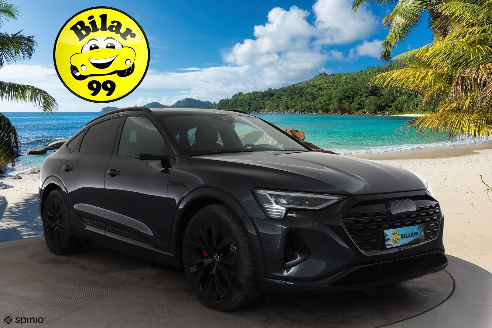AUDI Q8 E-TRON 2024 55 Sportback * ACC / 360° / Matrix LED / Tuuletetut muistipenkit / Panorama / B&O / Ilma-alusta / KeylessGo / Navi / HUD * - Huippuvarusteet