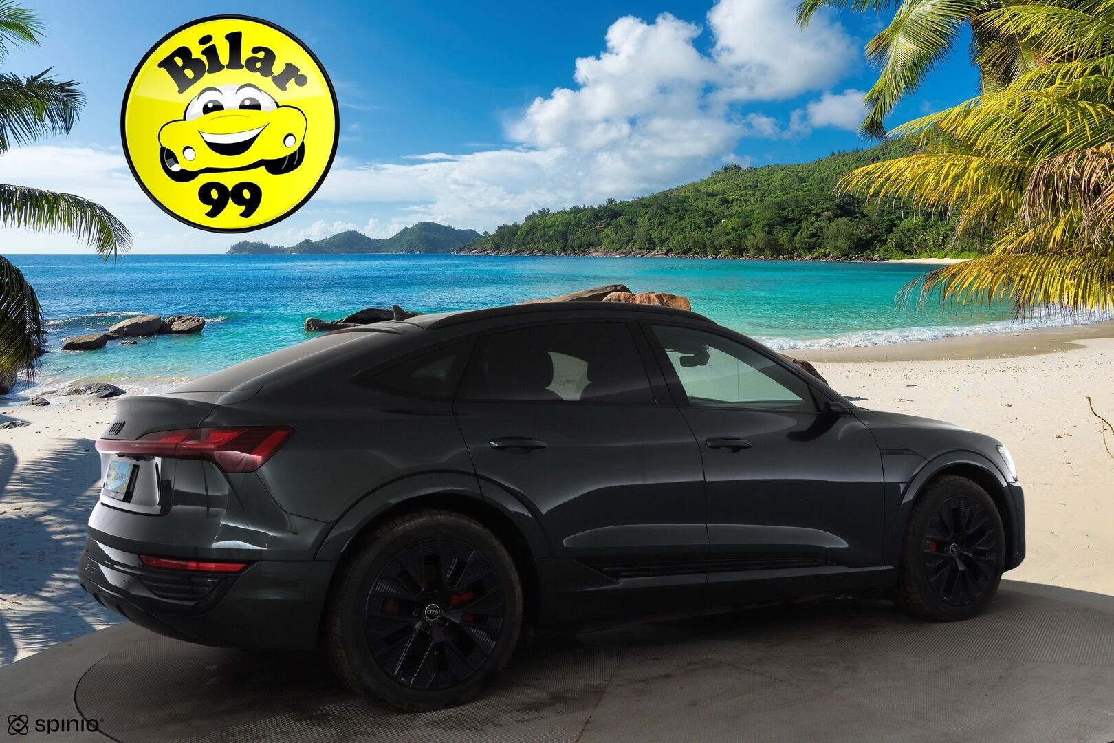 AUDI Q8 E-TRON 2024 55 Sportback * ACC / 360° / Matrix LED / Tuuletetut muistipenkit / Panorama / B&O / Ilma-alusta / KeylessGo / Navi / HUD * - Huippuvarusteet