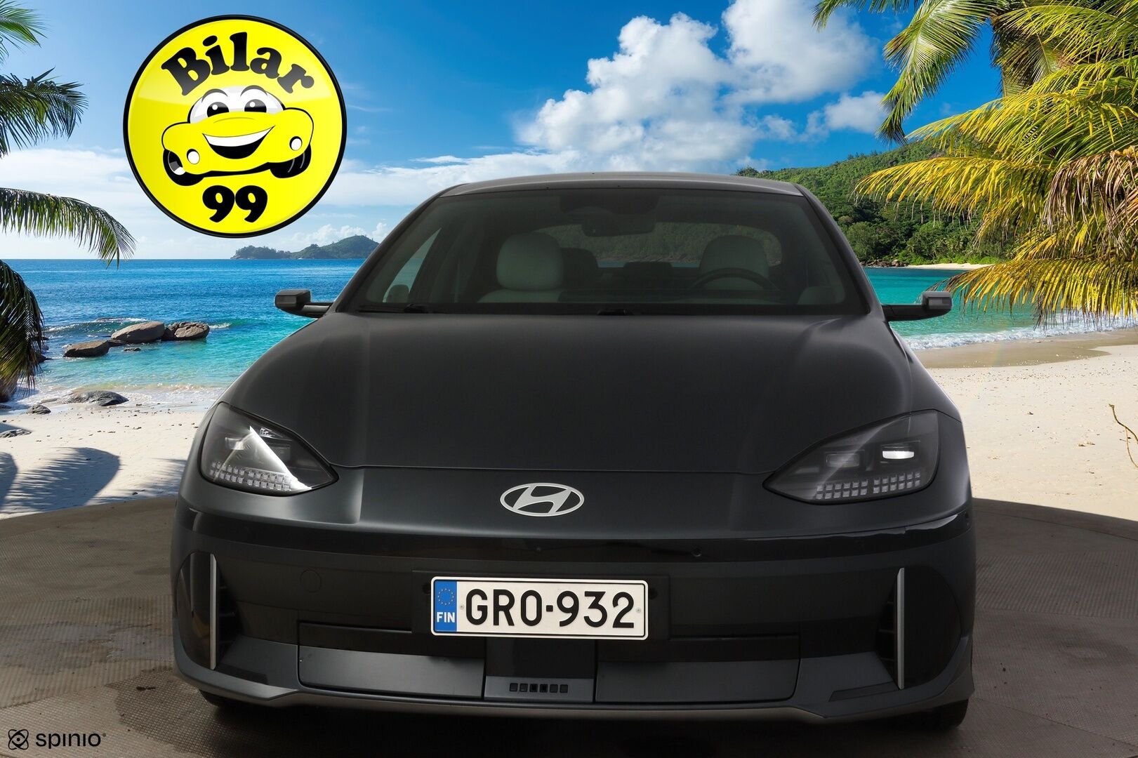 HYUNDAI IONIQ 6 2023 77 kWh 325 hv AWD Ultimate * Vetokoukku / HUD / Digipeilit / Bose / Kattoluukku / Sähköpenkit / 360 Kamera *