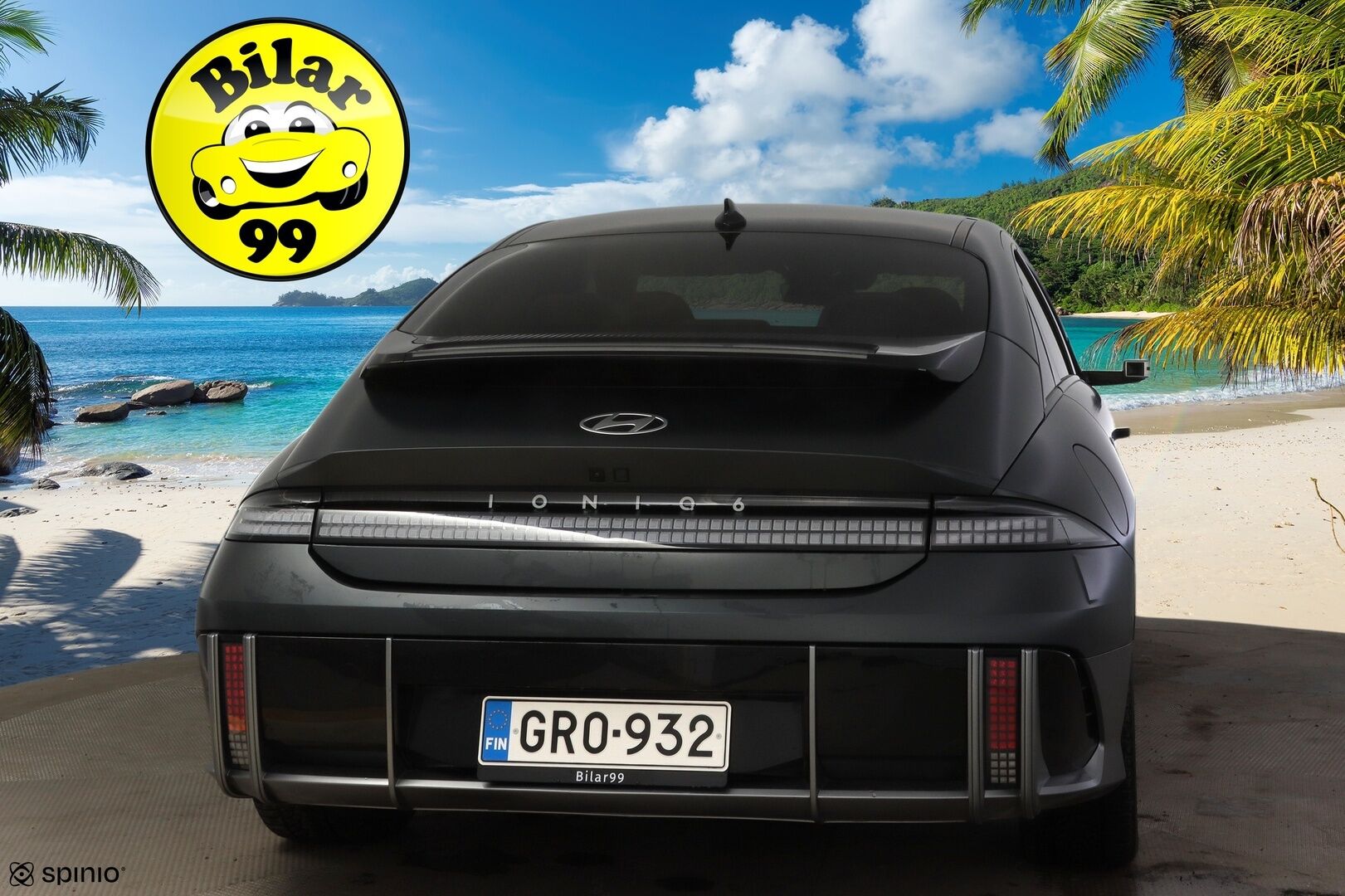 HYUNDAI IONIQ 6 2023 77 kWh 325 hv AWD Ultimate * Vetokoukku / HUD / Digipeilit / Bose / Kattoluukku / Sähköpenkit / 360 Kamera *