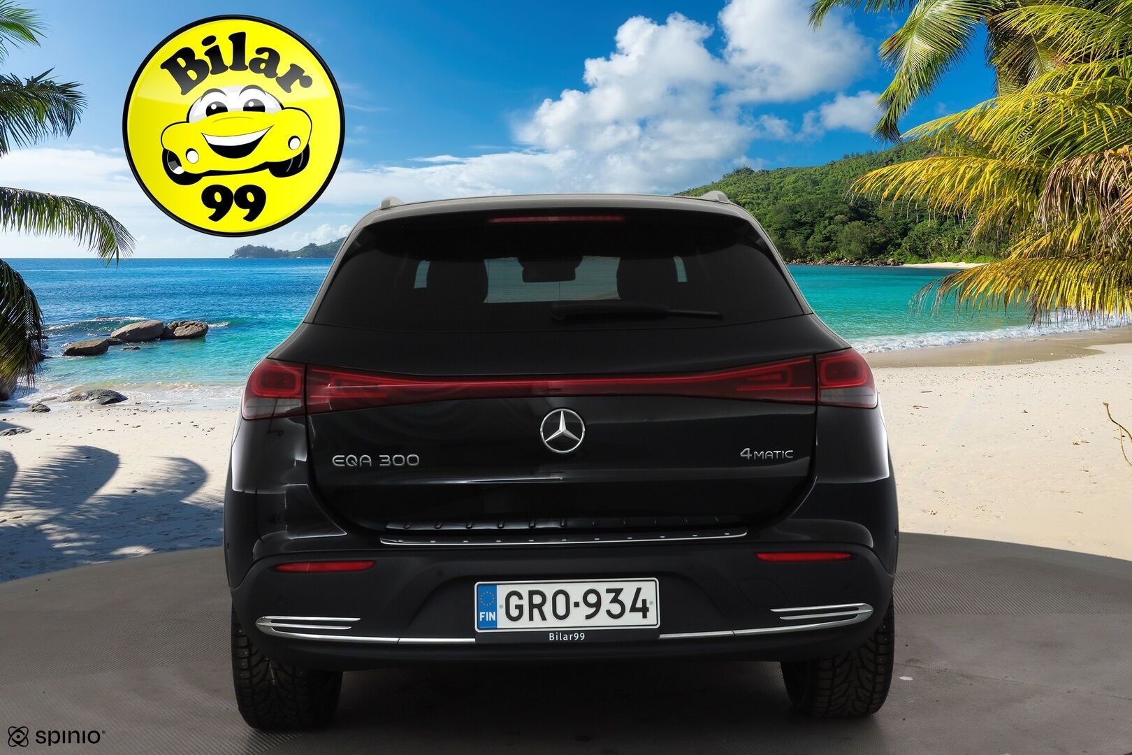 MERCEDES-BENZ EQA 2023 300 4Matic * Distronic+ / P.kamera / LED / Koukku / Puolinahat / Sähköluukku / Navi * - Akku kuntotarkastettu 