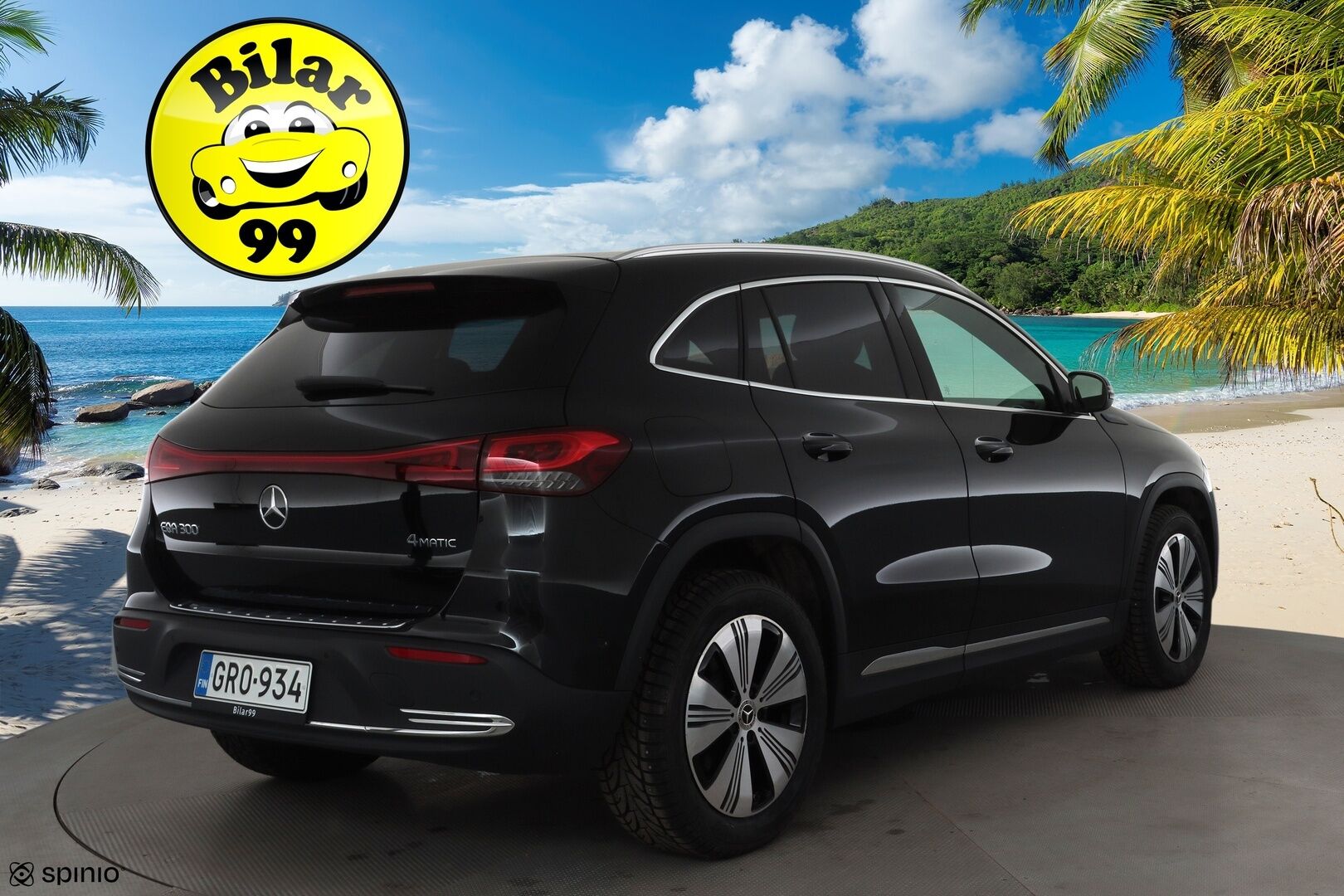 MERCEDES-BENZ EQA 2023 300 4Matic * Distronic+ / P.kamera / LED / Koukku / Puolinahat / Sähköluukku / Navi * - Akku kuntotarkastettu 