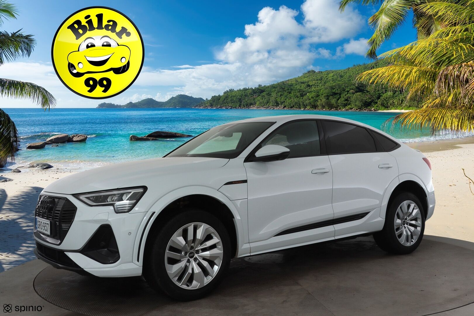 AUDI E-TRON 2023 S Sportback 370kW * ACC / ILP / Koukku / Muistipenkki / 360-Kamera / Matrix-LED / Sporttipenkit / 4-Alueinen  * - Merkkihuollettu / Akku kuntotarkastettu / Kahdet Renkaat