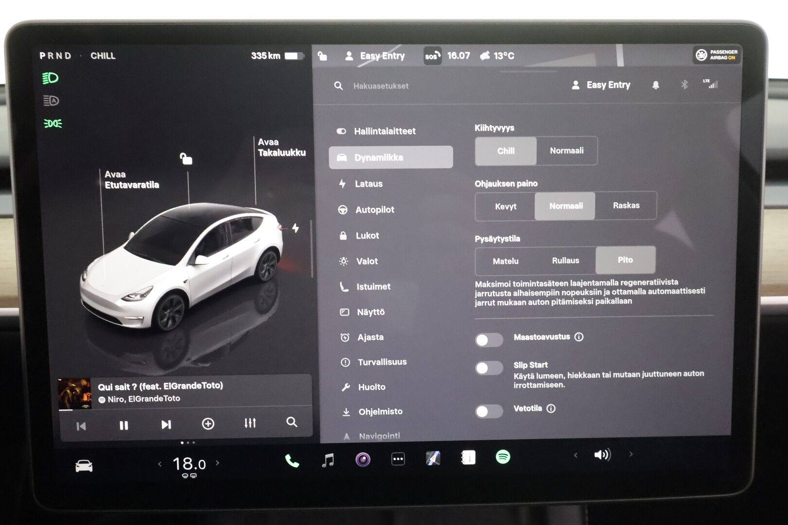 TESLA MODEL Y 2023 Long Range Dual Motor AWD * Premium Audio / Matrix LED / Koukku / ILP / Nahat / Lasikatto / P.kamera *