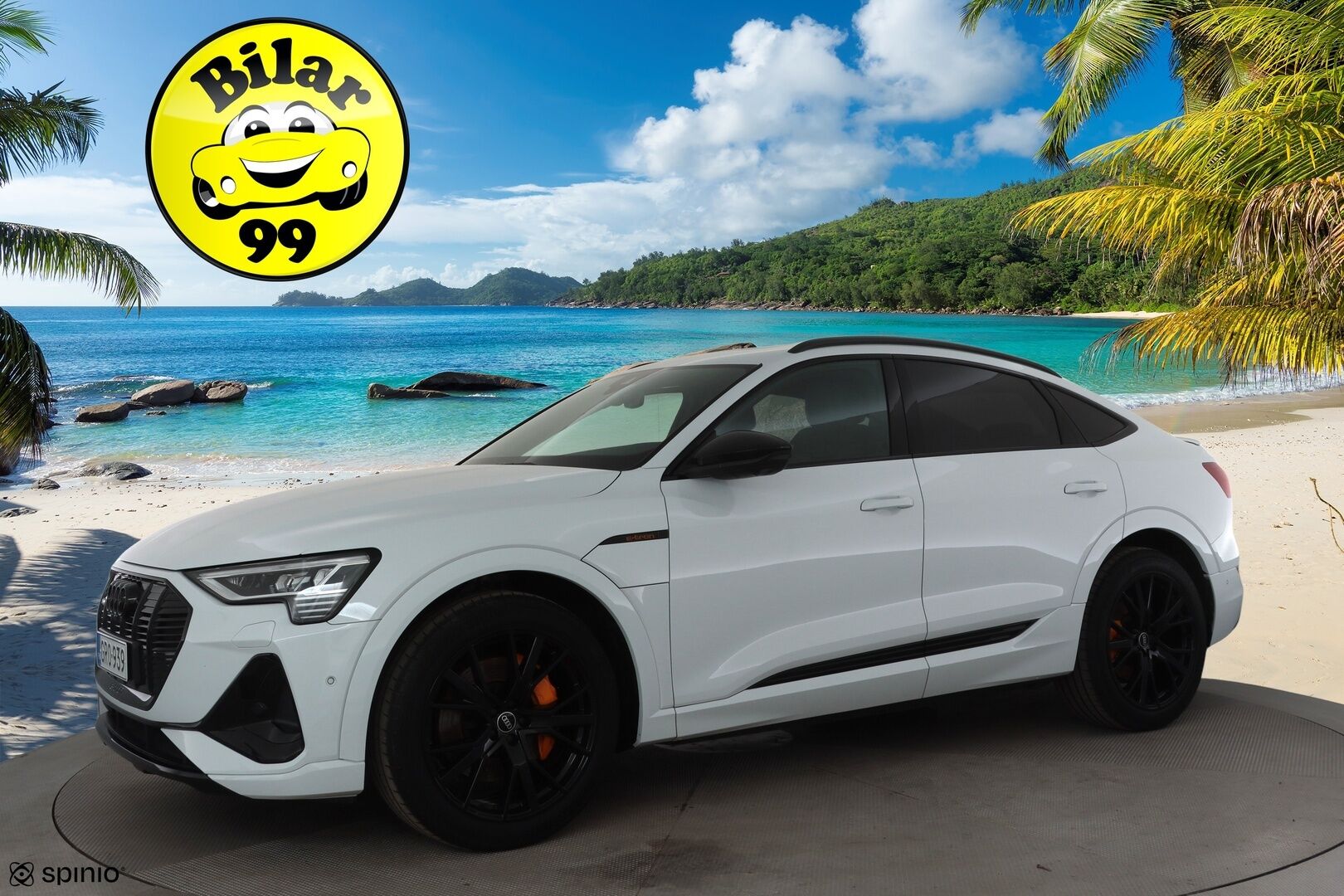 AUDI E-TRON 2023 Sportback S line Black Edition quattro 55 electric 300kW * ACC / 360° / B&O / Muistipenkki / Panorama / Ilma-alusta / Koukku * - Merkkihuollettu / Huippuvarusteet