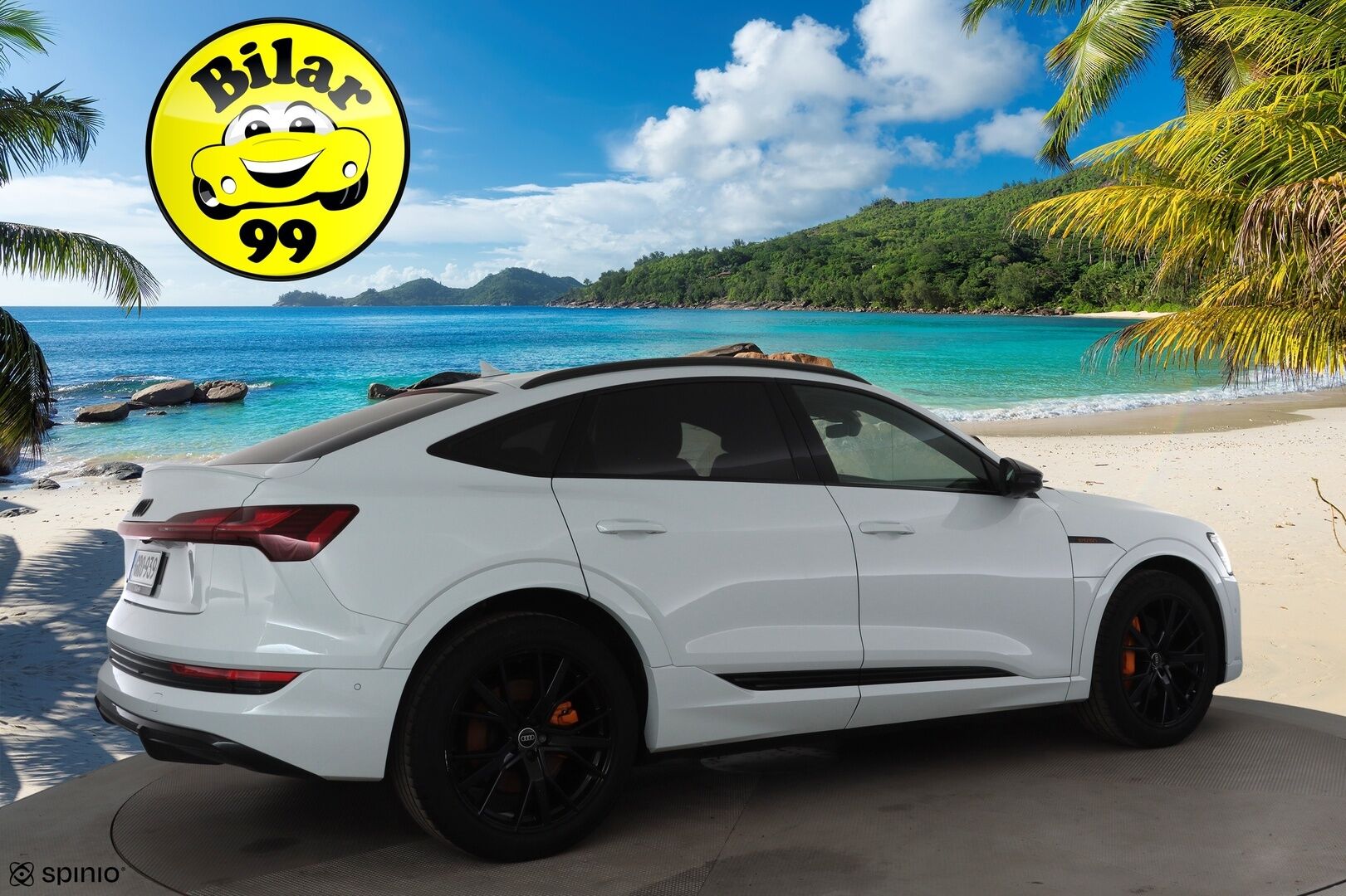 AUDI E-TRON 2023 Sportback S line Black Edition quattro 55 electric 300kW * ACC / 360° / B&O / Muistipenkki / Panorama / Ilma-alusta / Koukku * - Merkkihuollettu / Huippuvarusteet