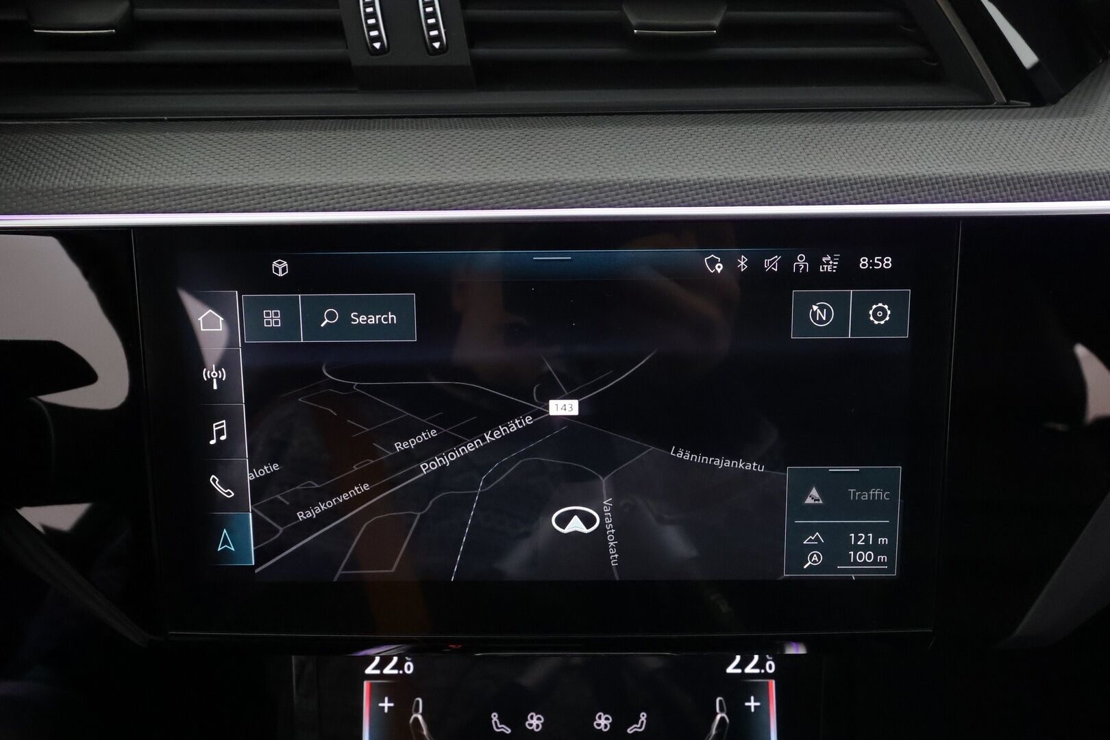 AUDI E-TRON 2023 Sportback S line Black Edition quattro 55 electric 300kW * ACC / 360° / B&O / Muistipenkki / Panorama / Ilma-alusta / Koukku * - Merkkihuollettu / Huippuvarusteet