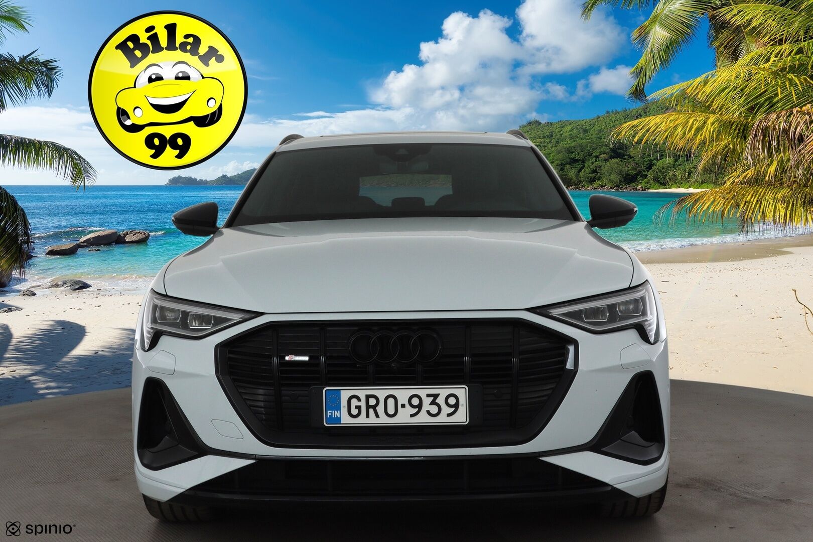 AUDI E-TRON 2023 Sportback S line Black Edition quattro 55 electric 300kW * ACC / 360° / B&O / Muistipenkki / Panorama / Ilma-alusta / Koukku * - Merkkihuollettu / Huippuvarusteet