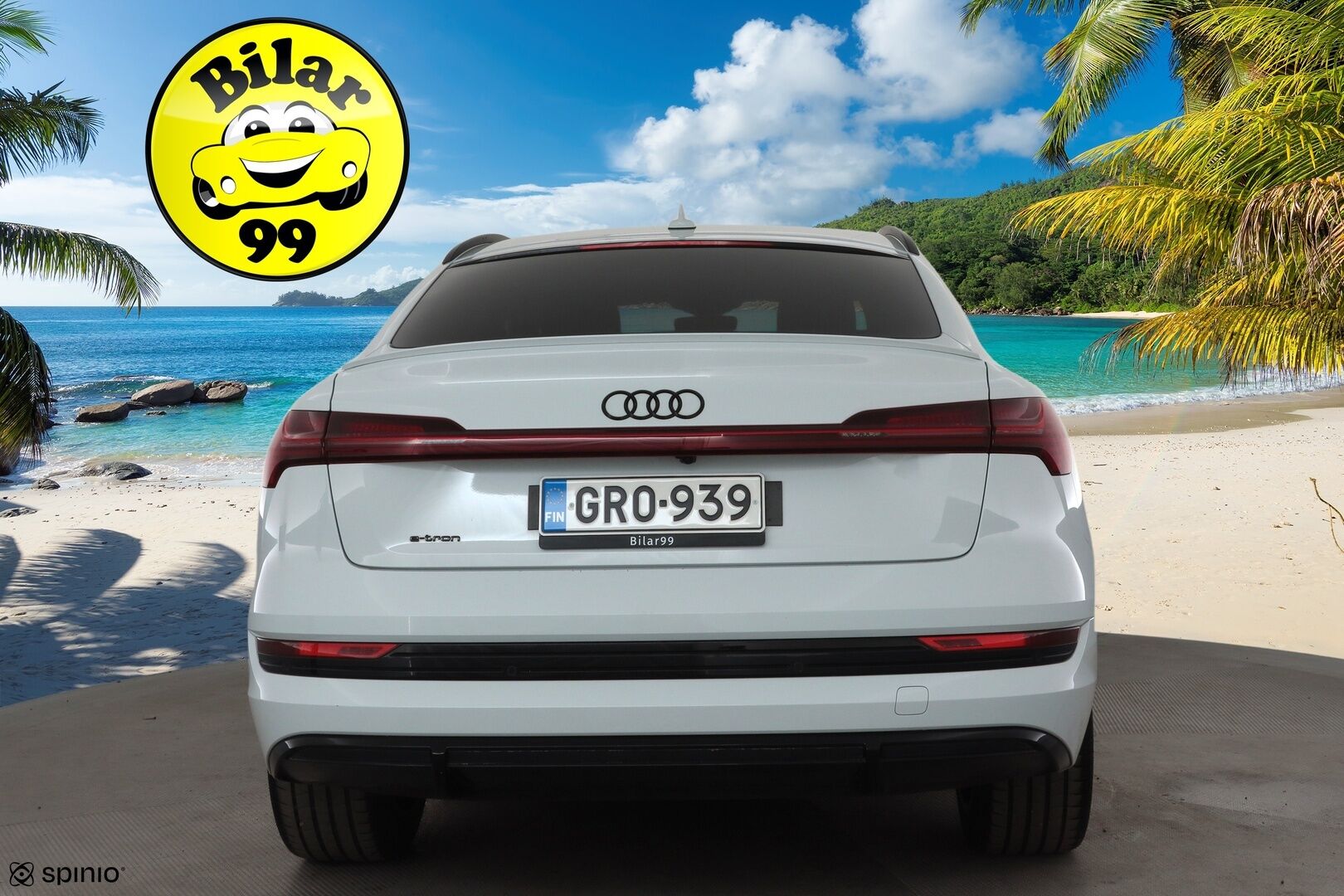 AUDI E-TRON 2023 Sportback S line Black Edition quattro 55 electric 300kW * ACC / 360° / B&O / Muistipenkki / Panorama / Ilma-alusta / Koukku * - Merkkihuollettu / Huippuvarusteet