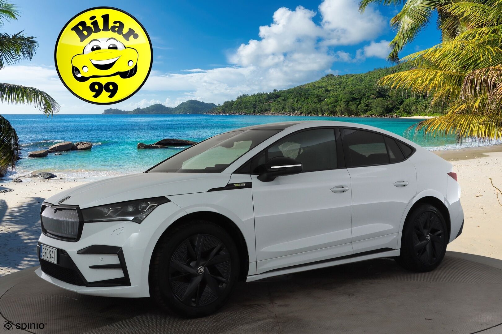 SKODA ENYAQ 2023 RS 4x4 220kW * ACC / HUD / Lasikatto / Matrix LED / Canton / ILP / Muistipenkit / KeylessGo / Hierova penkki *