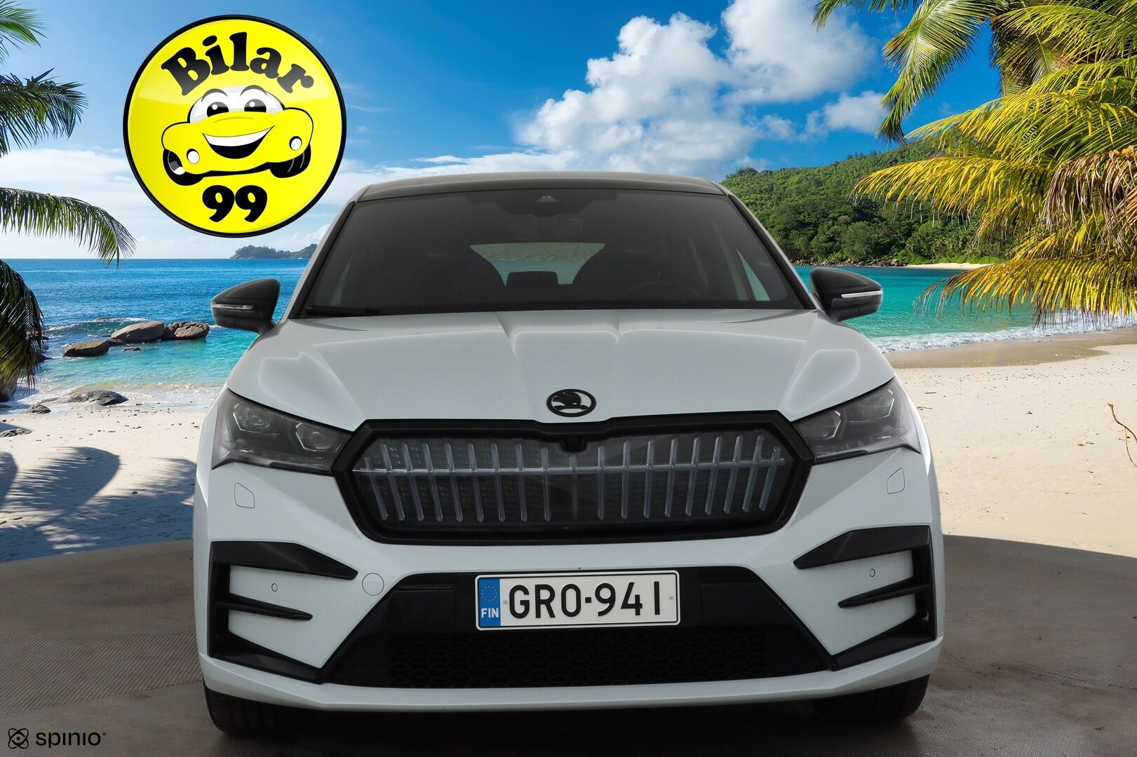 SKODA ENYAQ 2023 RS 4x4 220kW * ACC / HUD / Lasikatto / Matrix LED / Canton / ILP / Muistipenkit / KeylessGo / Hierova penkki *