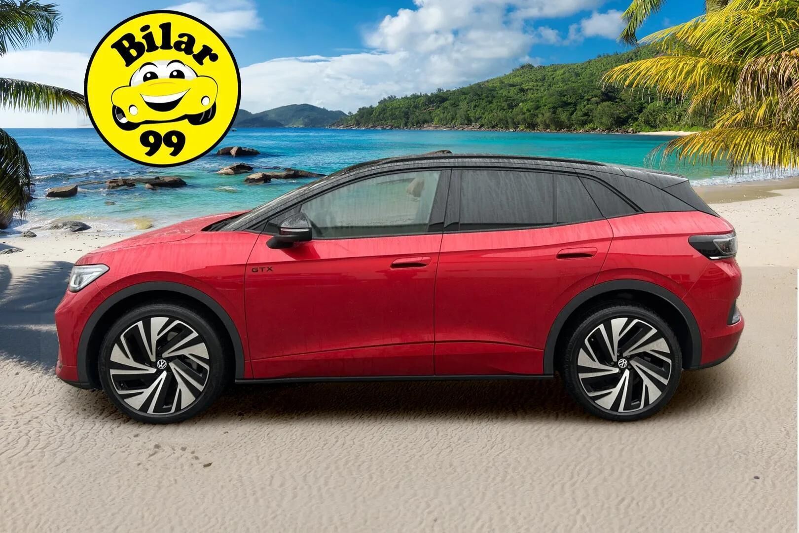 VOLKSWAGEN ID.4 2024 GTX 4MOTION 250 kW ** Top-Sport penkit / H&K / HUD / Panorama / 360 Kamera / ILP / Koukku ** - 2x vanteet / Akun esilämmitys