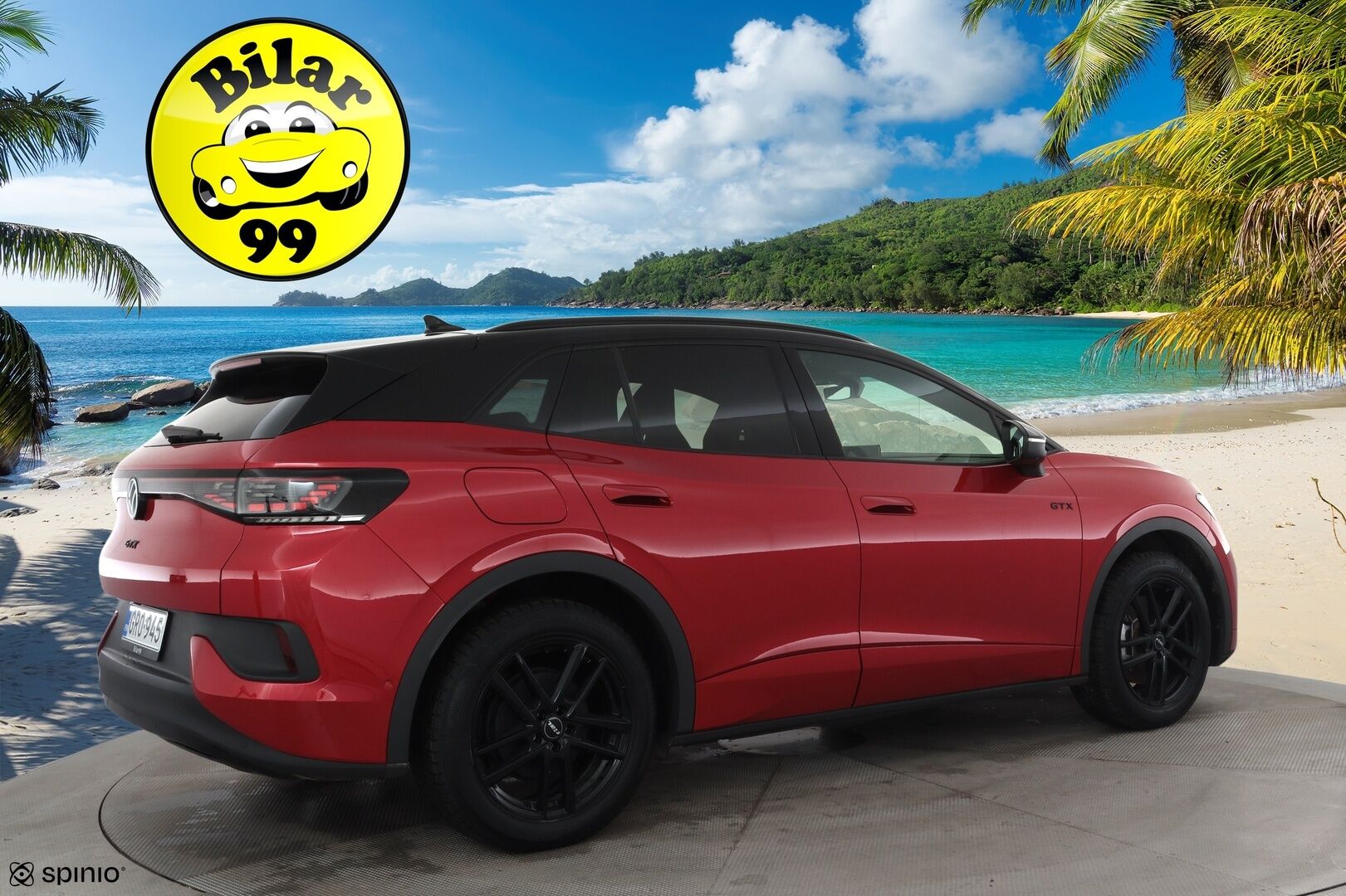 VOLKSWAGEN ID.4 2024 GTX 4Motion 250kW * ACC / ILP / Akuston esilämmitys / HUD / 360° / H&K / Hierovat muistipenkit / IQ.Light / Lasikatto * - Tehdastakuu 7/2027 asti!  / Kahdet renkaat aluvanteilla / Akuston esilämmitys / Supervarusteet - HULLUT AVAJAISHULINAT KORKOTARJOUS 3,29 %