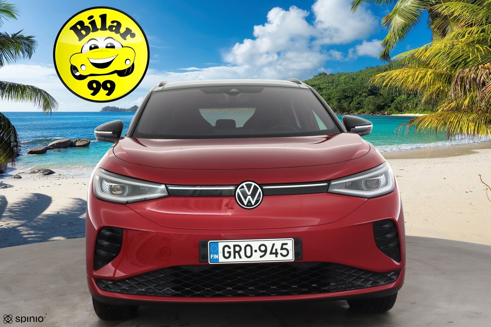 VOLKSWAGEN ID.4 2024 GTX 4MOTION 250 kW * ACC / HUD / 360° / ILP / H&K / Hierovat muistipenkit / IQ.Light / Lasikatto / Facelift / Keyless * - Tehdastakuu 7/2027 asti!  / Kahdet renkaat aluvanteilla / Akuston esilämmitys / Supervarusteet