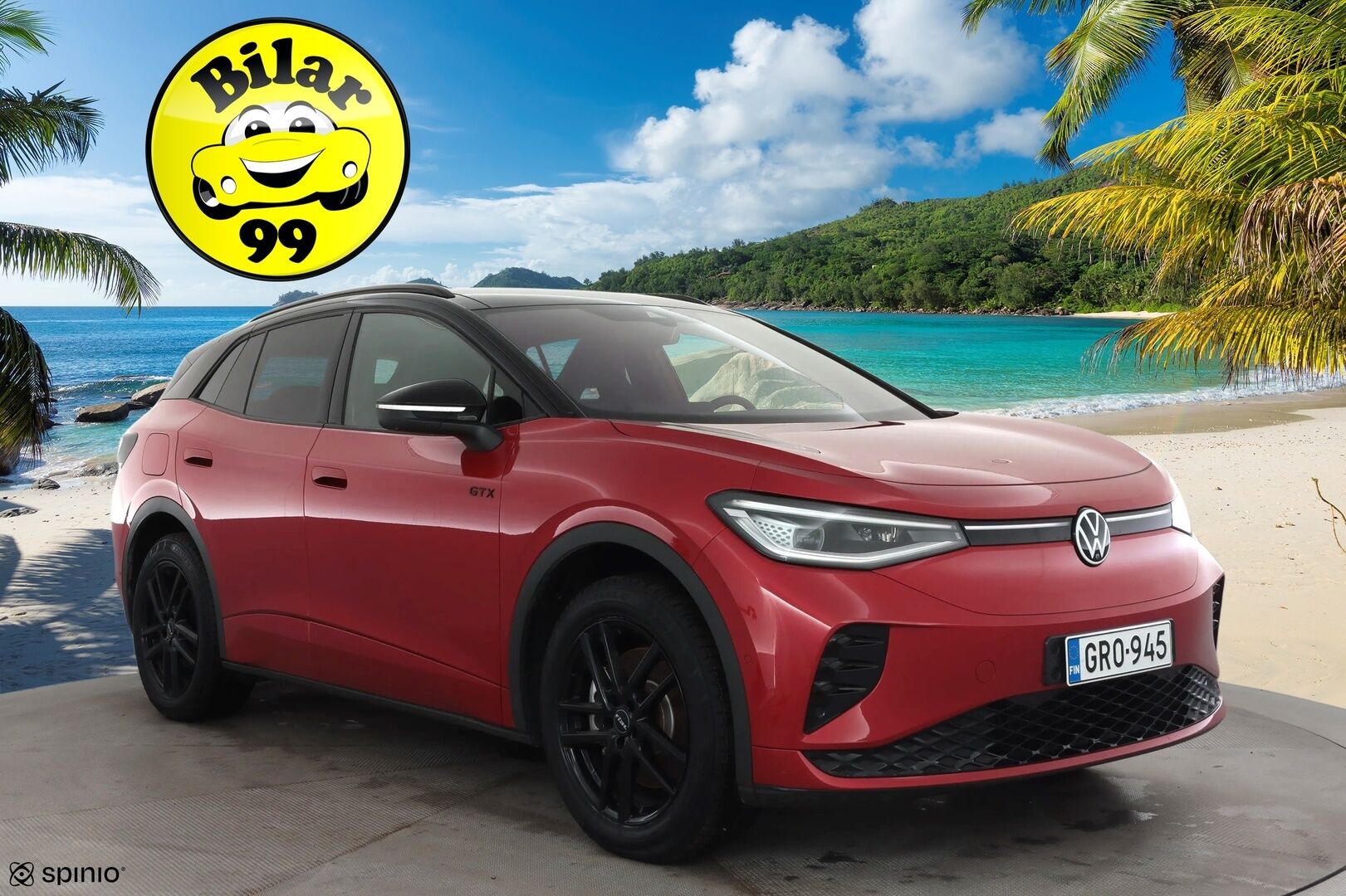 VOLKSWAGEN ID.4 2024 GTX 4Motion 250kW * ACC / ILP / Akuston esilämmitys / HUD / 360° / H&K / Hierovat muistipenkit / IQ.Light / Lasikatto * - Tehdastakuu 7/2027 asti!  / Kahdet renkaat aluvanteilla / Akuston esilämmitys / Supervarusteet - HULLUT AVAJAISHULINAT KORKOTARJOUS 3,29 %