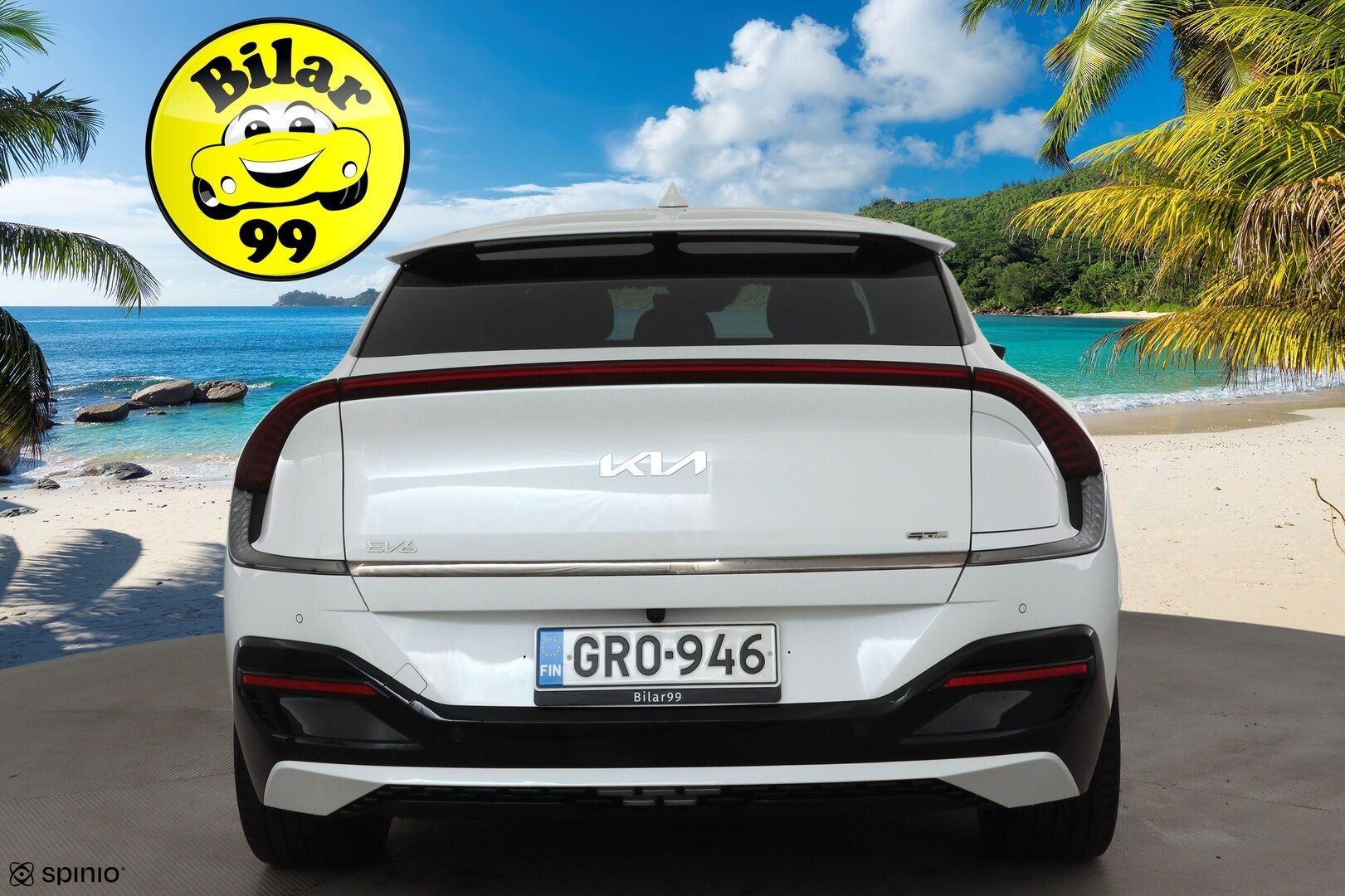 KIA EV6 2022 GT-Line RWD 77kWh 229hv * ACC / ILP / HUD / Kattoluukku / Muistipenkki / Meridian / Adapt.LED / Ilmastoidut penkit * - Merkkihuollettu - HULLUT AVAJAISHULINAT KORKOTARJOUS 3,29 %