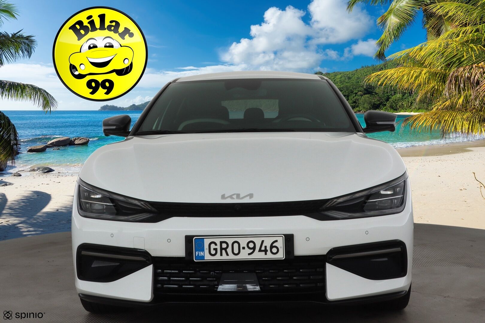 KIA EV6 2022 GT-Line 77 kWh 229 hv * ACC / HUD / 360° / Meridian / Muistipenkki / Adapt.LED / Ilmastoidut nahat / KeylessGo / Sähköluukku * - Merkkihuollettu