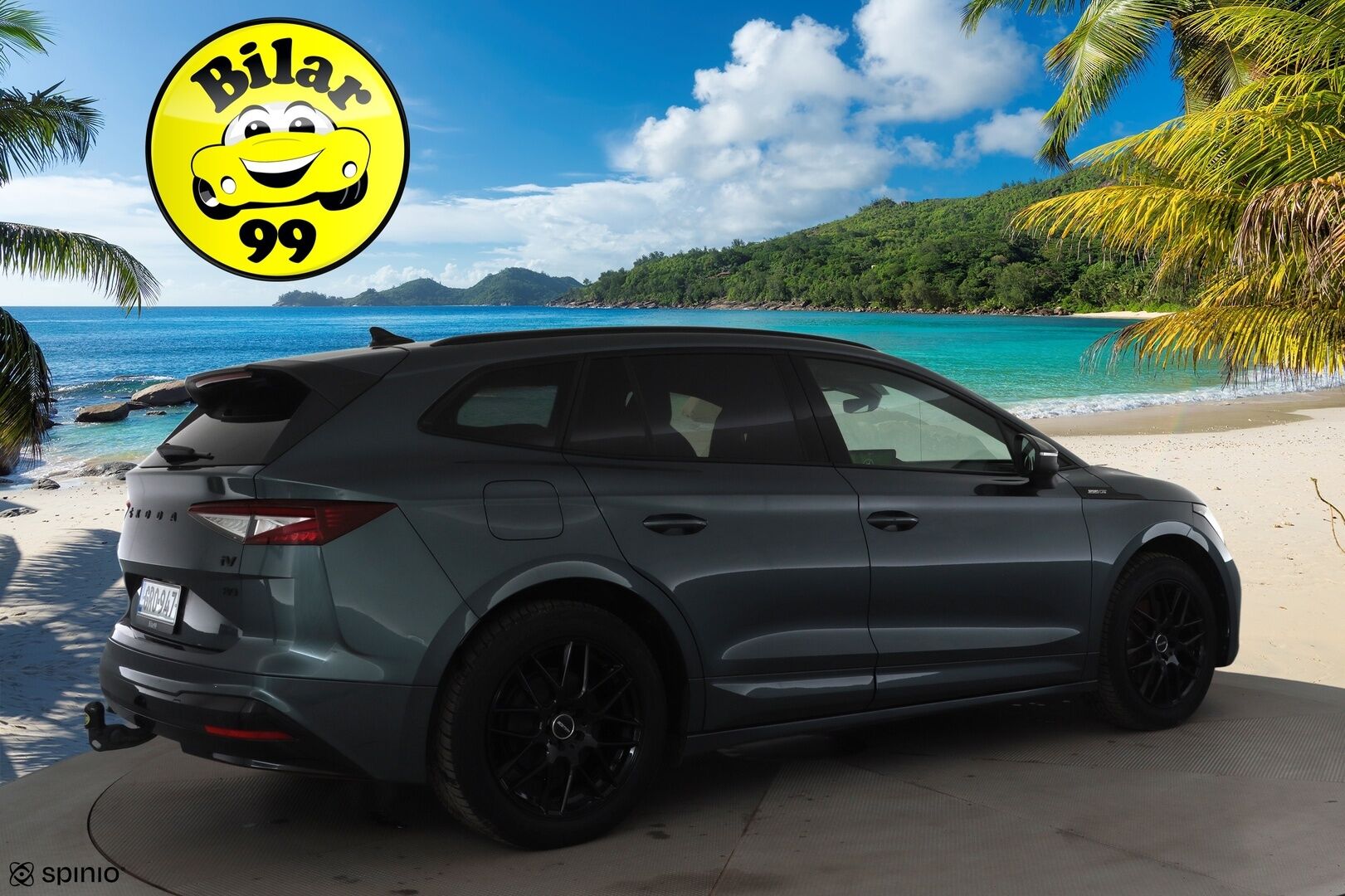 SKODA ENYAQ 2022 80 iV Sportline * ACC / HUD / ILP / Koukku / Panorama / Muistipenkit / 360-kamera / Keyless / Smartlink * - Merkkihuollettu / Kahdet renkaat