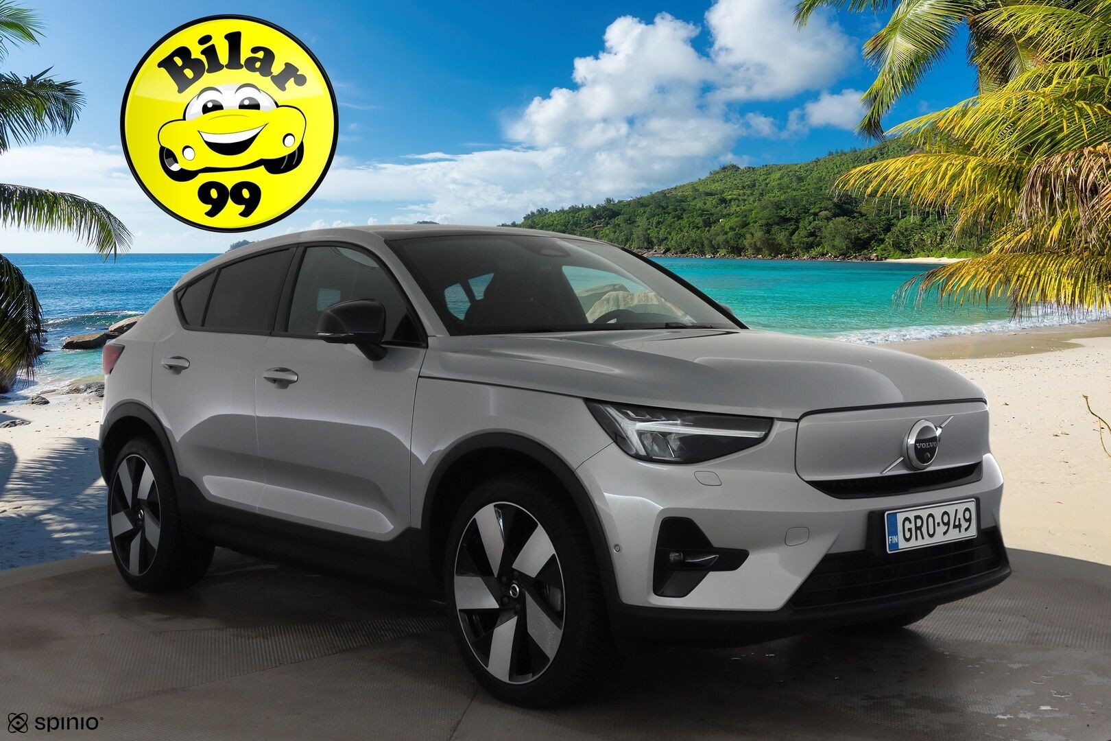 Volvo C40 2023 Recharge Twin Ultimate aut * ACC / 360° / H&K / Koukku / Muistipenkki / ILP / Lasikatto / KeylessGo / BLIS * - Merkkihuollettu / Huippuvarusteet