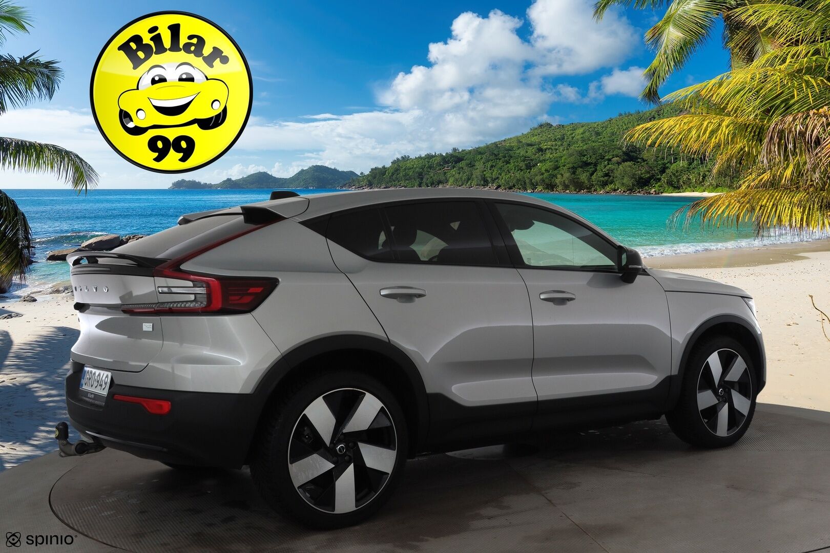 Volvo C40 2023 Recharge Twin Ultimate aut * ACC / 360° / H&K / Koukku / Muistipenkki / ILP / Lasikatto / KeylessGo / BLIS * - Merkkihuollettu / Huippuvarusteet