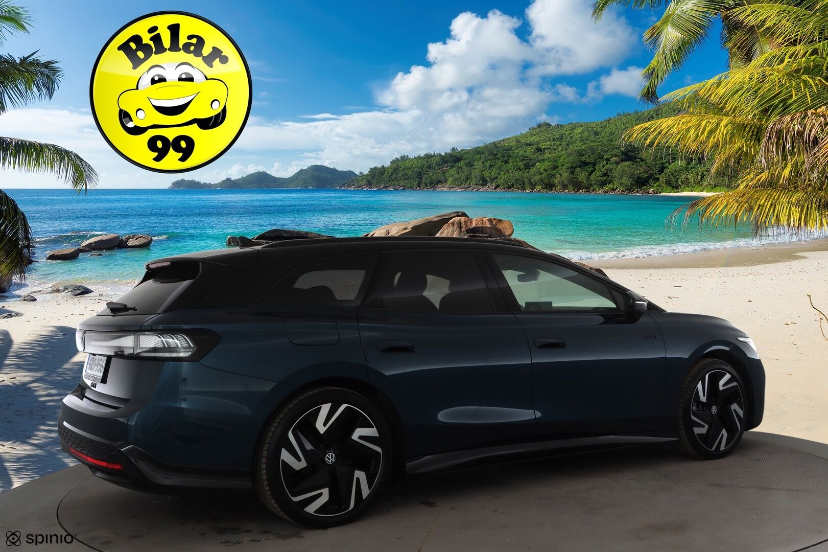 VOLKSWAGEN ID.7 2025 Tourer GTX 4Motion 250kW * ACC / HUD / Lasikatto / 360° / Koukku / ILP / IQ.Light / Akuston esilämmitys / DCC * - Akku kuntotarkastettu