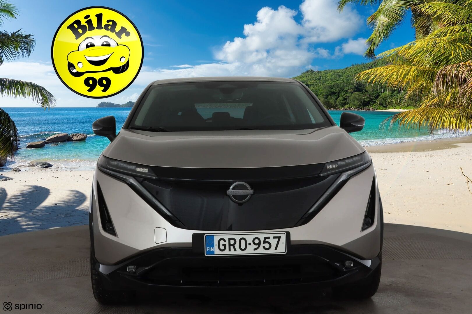 NISSAN ARIYA 2023 Advance 2WD 22kw charger * ACC / LED / 360 / Sähköpenkit / Navi / Digimittaristo / Kaistavahti / Keyless * - Kahdet renkaat aluvanteilla / Suomi-auto