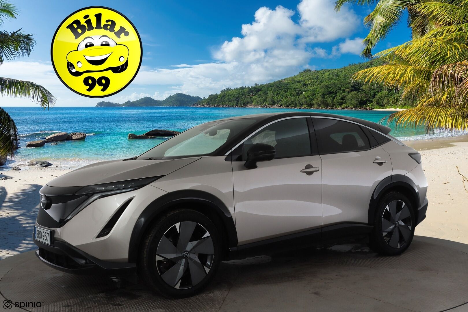 NISSAN ARIYA 2023 87kWh Advance 2WD 22kw charger * ACC / LED / 360 / Sähköpenkit / Navi / Digimittaristo / Kaistavahti / Keyless * - Kahdet renkaat aluvanteilla / Suomi-auto - HULLUT AVAJAISHULINAT KORKOTARJOUS 3,29 %