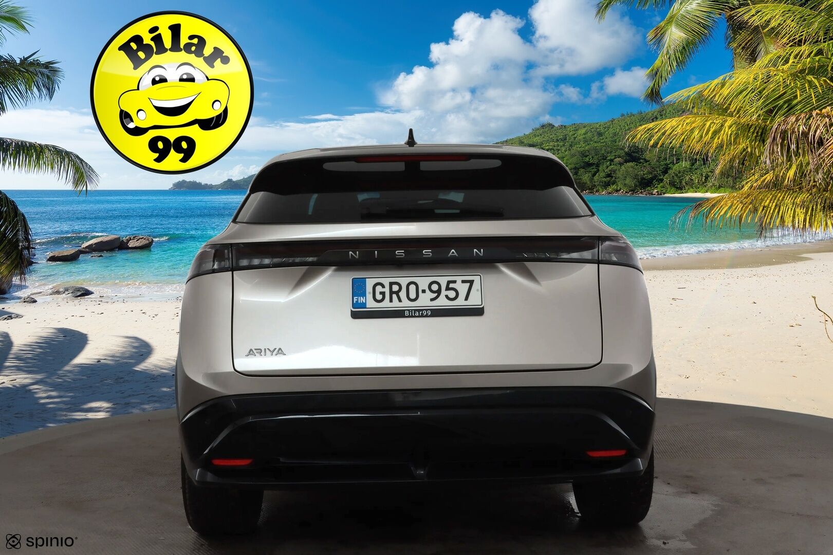 NISSAN ARIYA 2023 Evolve 2WD 22kw charger * ACC / LED / 360 / Sähköpenkit / Navi / Digimittaristo / Kaistavahti / Keyless * - Kahdet renkaat aluvanteilla / Suomi-auto