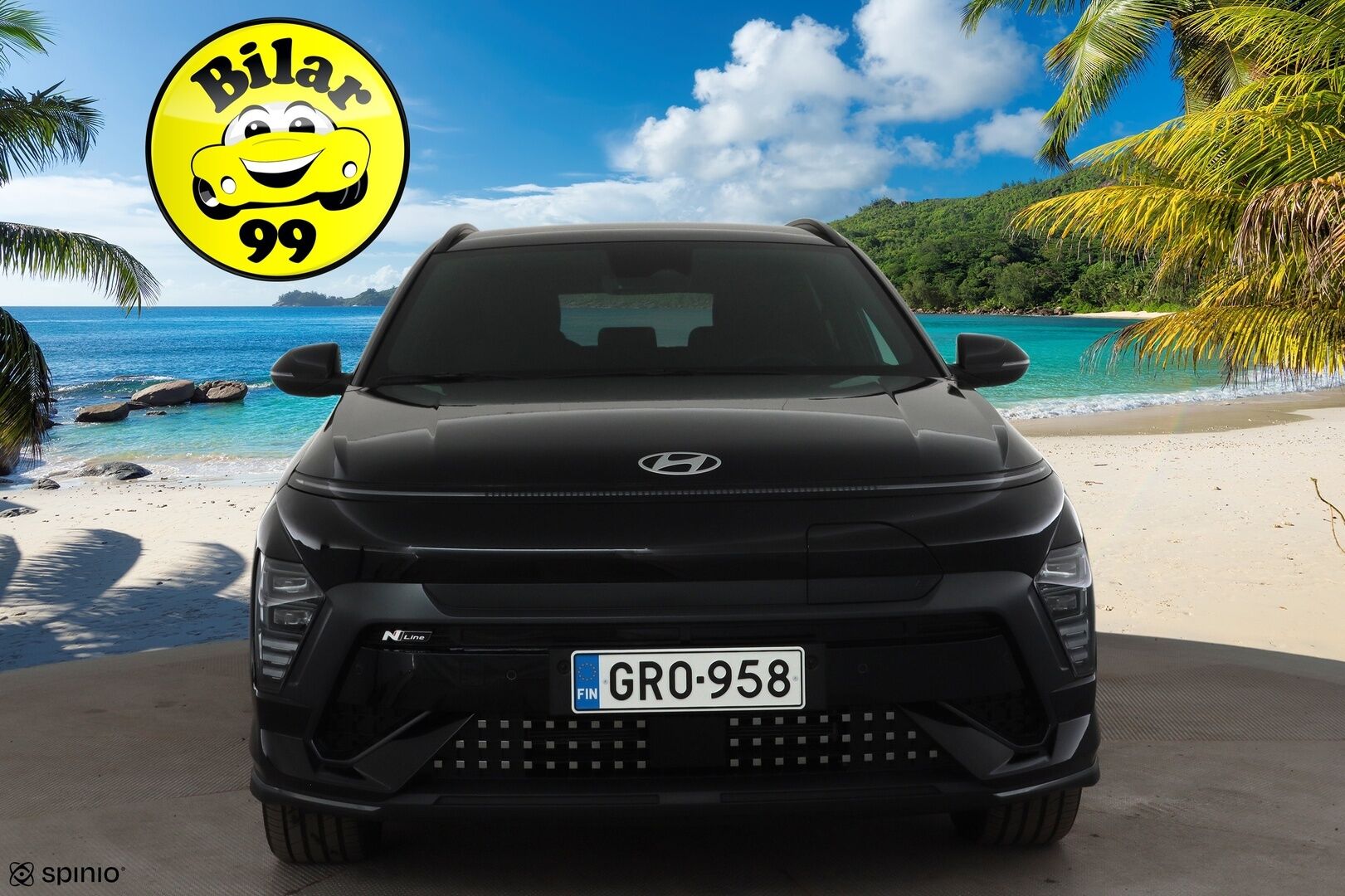 HYUNDAI KONA ELECTRIC 2025 Elektro N-Line 65 kWh * ACC / P.kamera / ILP / LED / Navi / KeylessGo / Sähköluukku * - HULLUT AVAJAISHULINAT KORKOTARJOUS 3,29 %