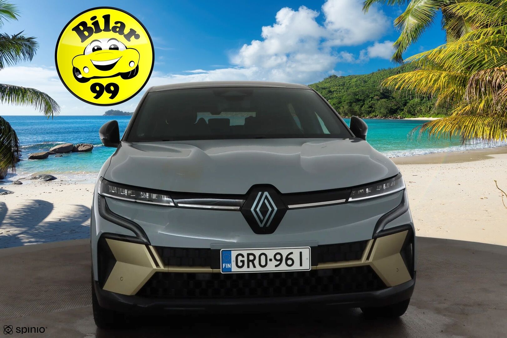 RENAULT MEGANE 2022 E-tech Electric 220hv Iconic * H&K / ILP / Koukku / ACC / LED / 360 / Hierovat Comfort-nahat Muistilla / Navi * - Kahdet renkaat aluvanteila