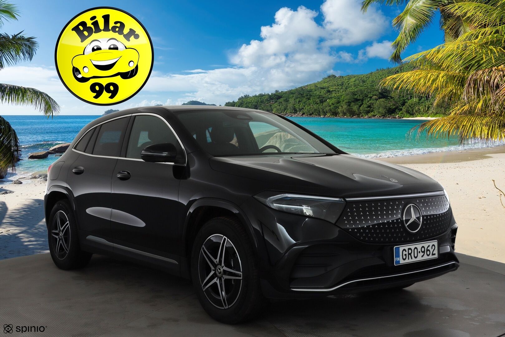 MERCEDES-BENZ EQA 2025 300 4Matic AMG Line * LED / Sportpenkki / Widecreen / P.Kamera / Navi / Kaistavahti / Katveavustin * - 2x Latauskaapelit 