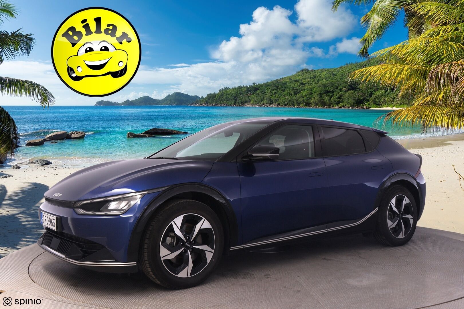 KIA EV6 2024 77,4kWh RWD - | ACC | ILP | Meridian | Ilmastoidut nahat | P.kamera | Muistipenkki | Sähköluukku |