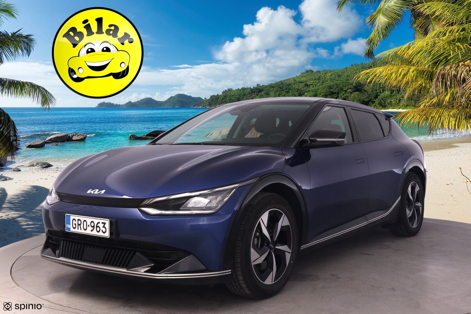 KIA EV6 2024 77,4kWh RWD - | ACC | ILP | Meridian | Ilmastoidut nahat | P.kamera | Muistipenkki | Sähköluukku |