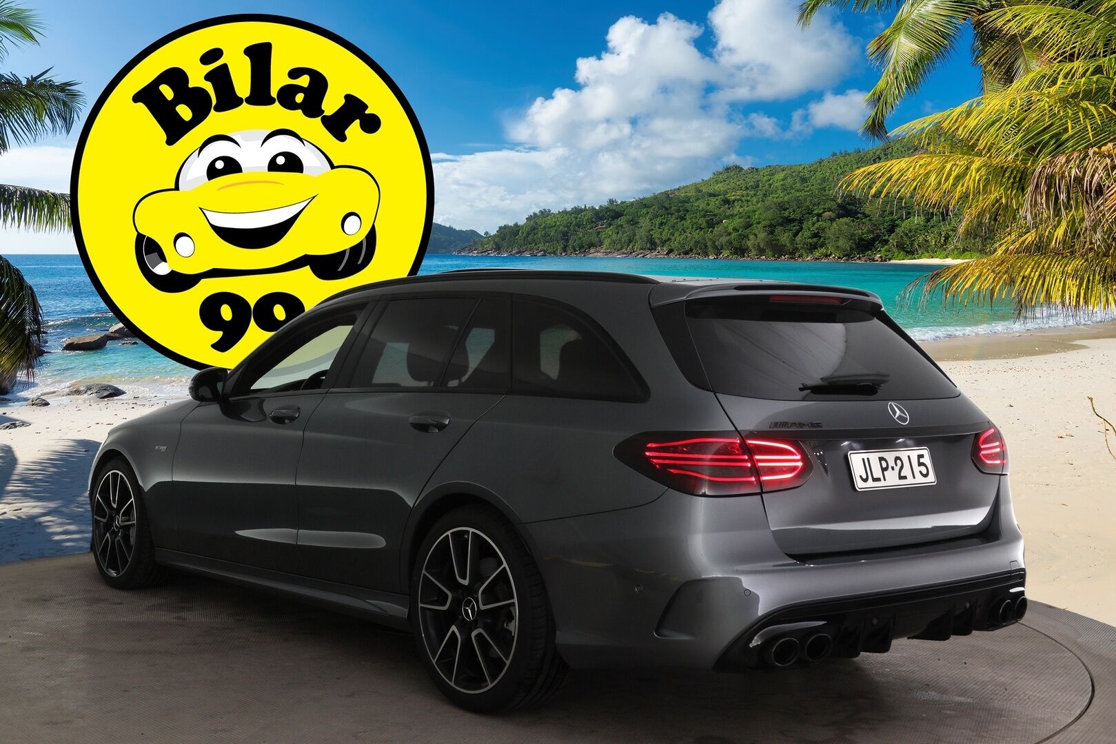 Mercedes-Benz C 43 AMG 2019 ** Facelift / Burmester / Perf.putkisto / Distronic+ / Multibeam LED / HUD / Panoraama ** - ** Juuri saapui / Juuri katsastettu / Kahdet renkaat aluilla / Näyttävä ** - HULLUT AVAJAISHULINAT KORKOTARJOUS 3,29 %