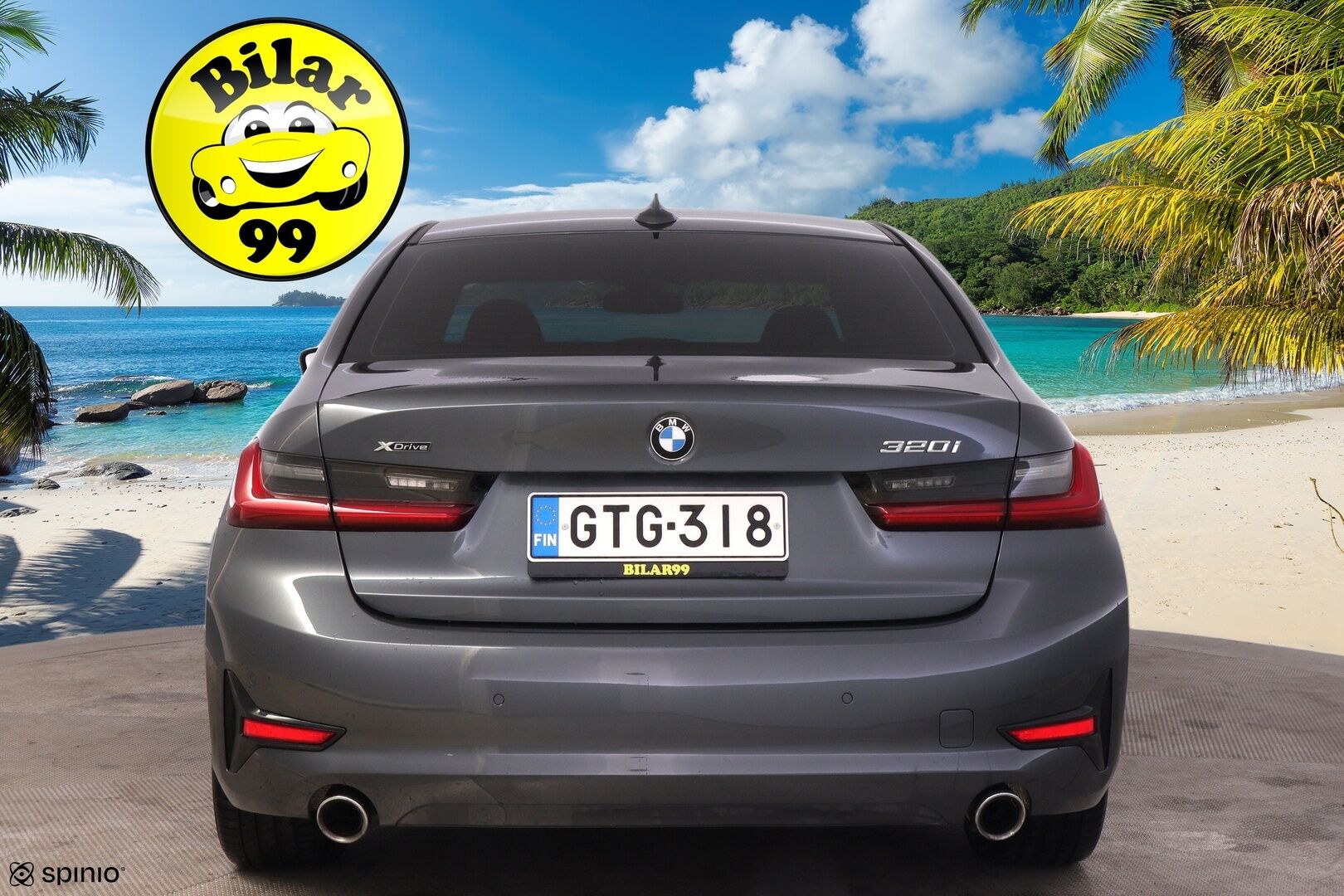 BMW 320 2020 i A G20 Sedan xDrive Business **1-om. Suomi-auto / Vakkari / Muistipenkki / ComfortAccess / P.tutkat ** - Kahdet huippurenkaat / Juuri huollettu / 1-omisteinen Suomi-auto